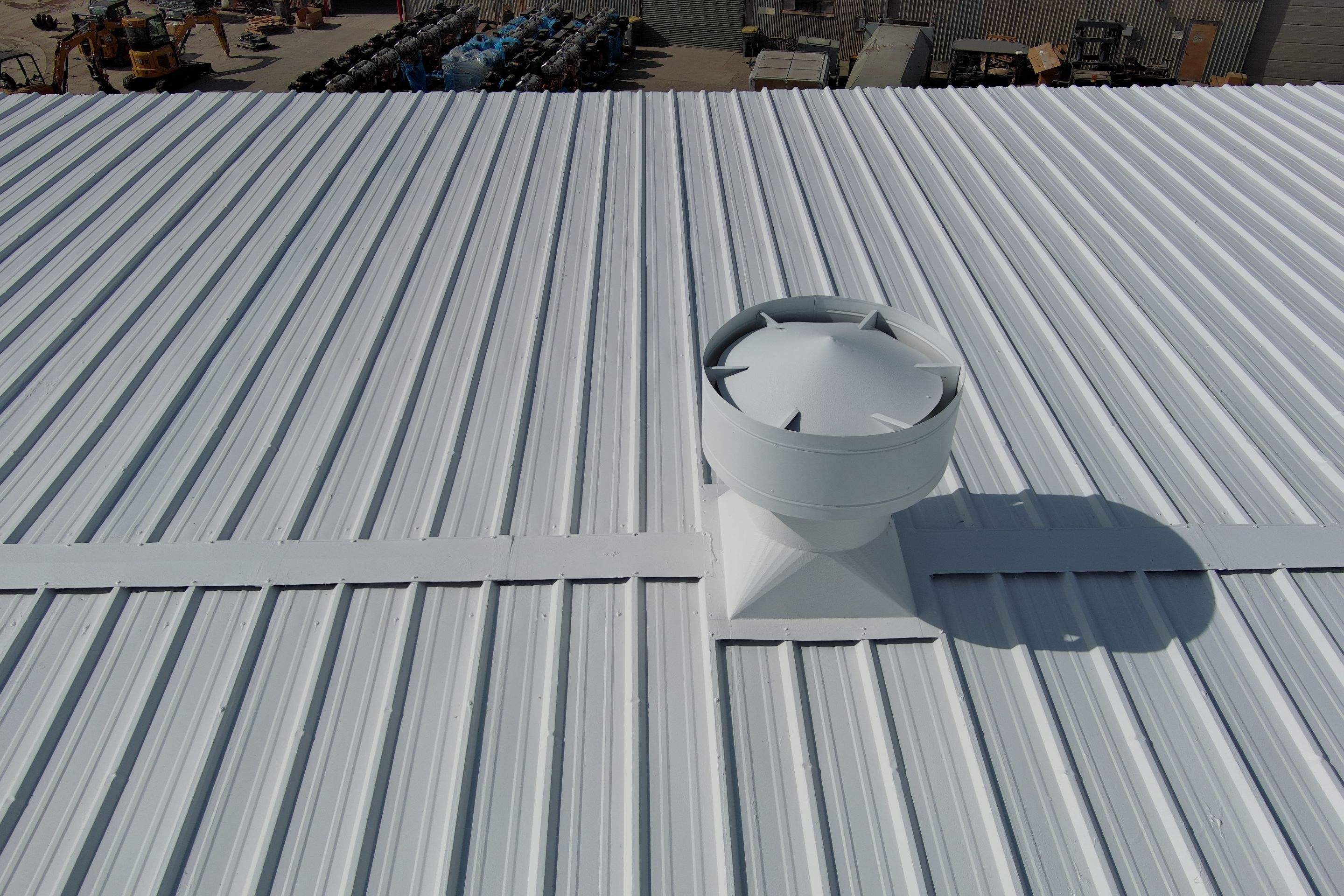 MR Roofing system using Conklin BenchPly system with PUMA top coat by Straight Edge Roofing Inc