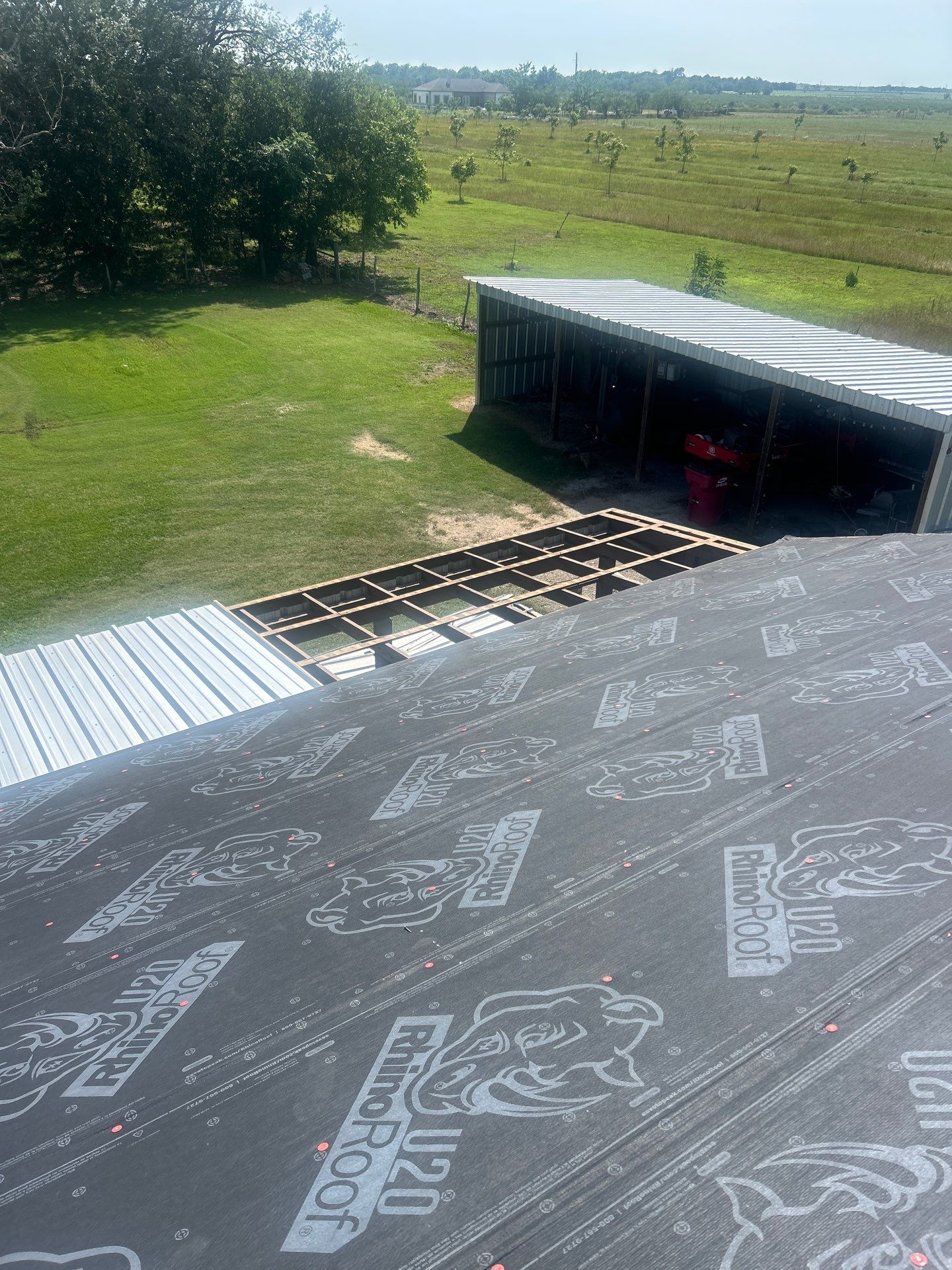 Residential Roofing Installation using Metal by Roof Repair Company