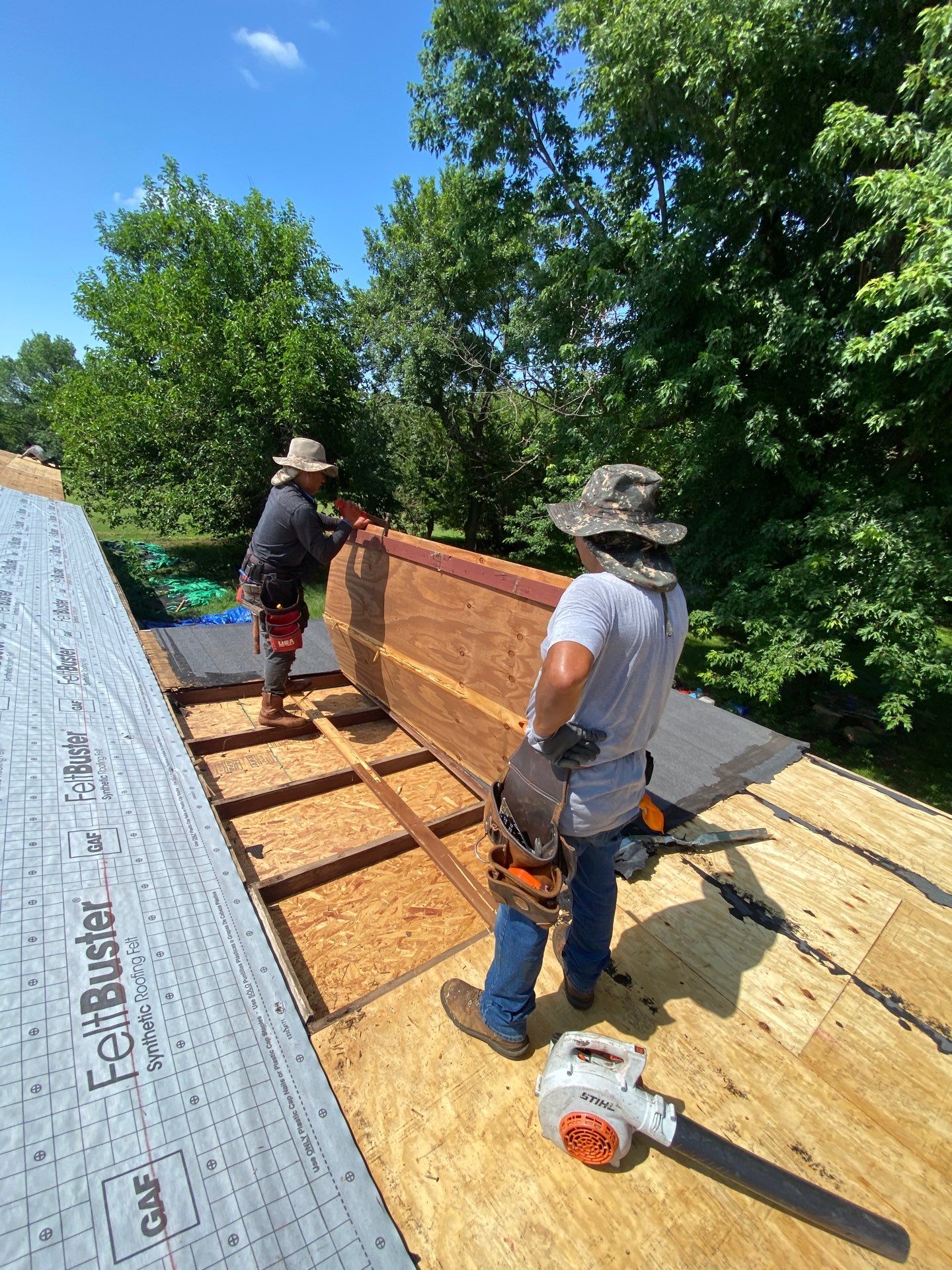 Storm Damage Restoration and Complete Roof Replacement in Pauls Valley by BANA Roofing and Solar Supply