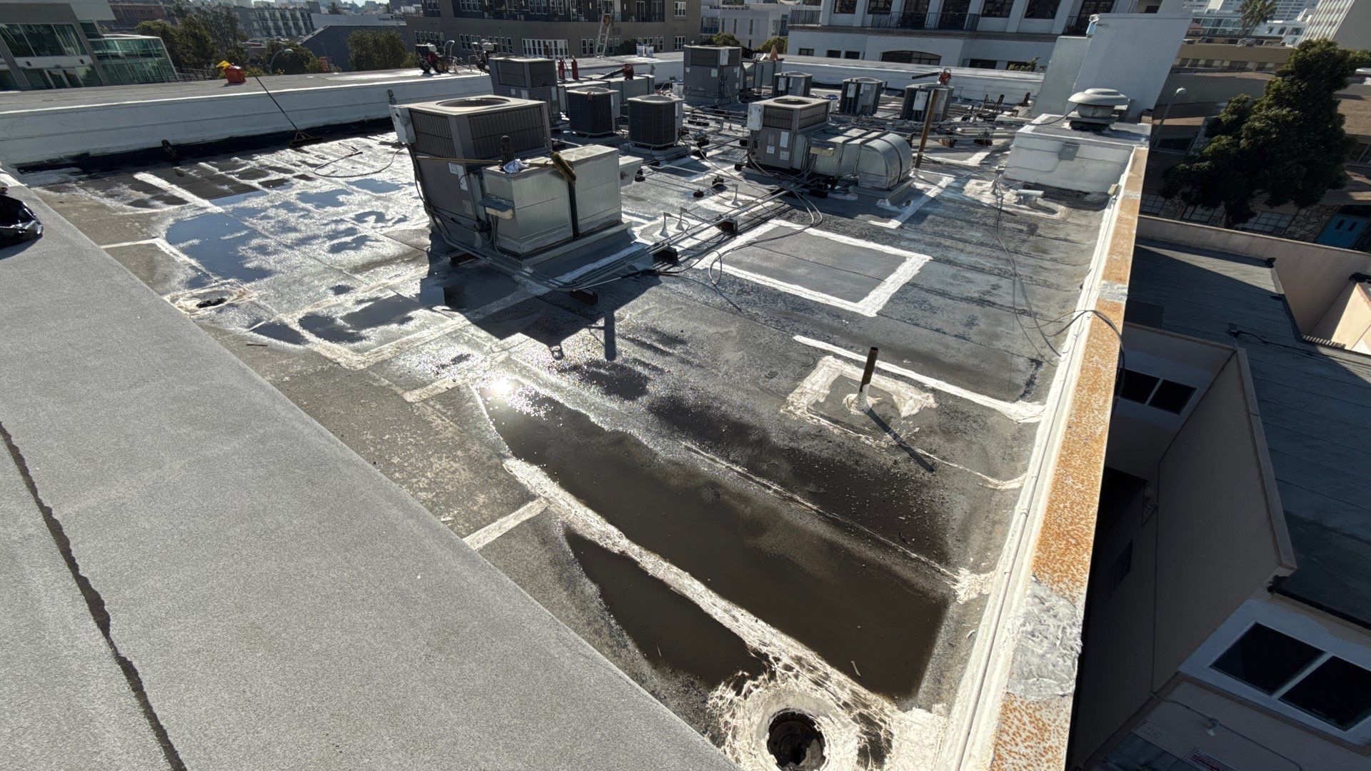 Pre-school in Santa Monica - Waterproofed with ASC Silicone Membrane System by Hull Brothers Roofing