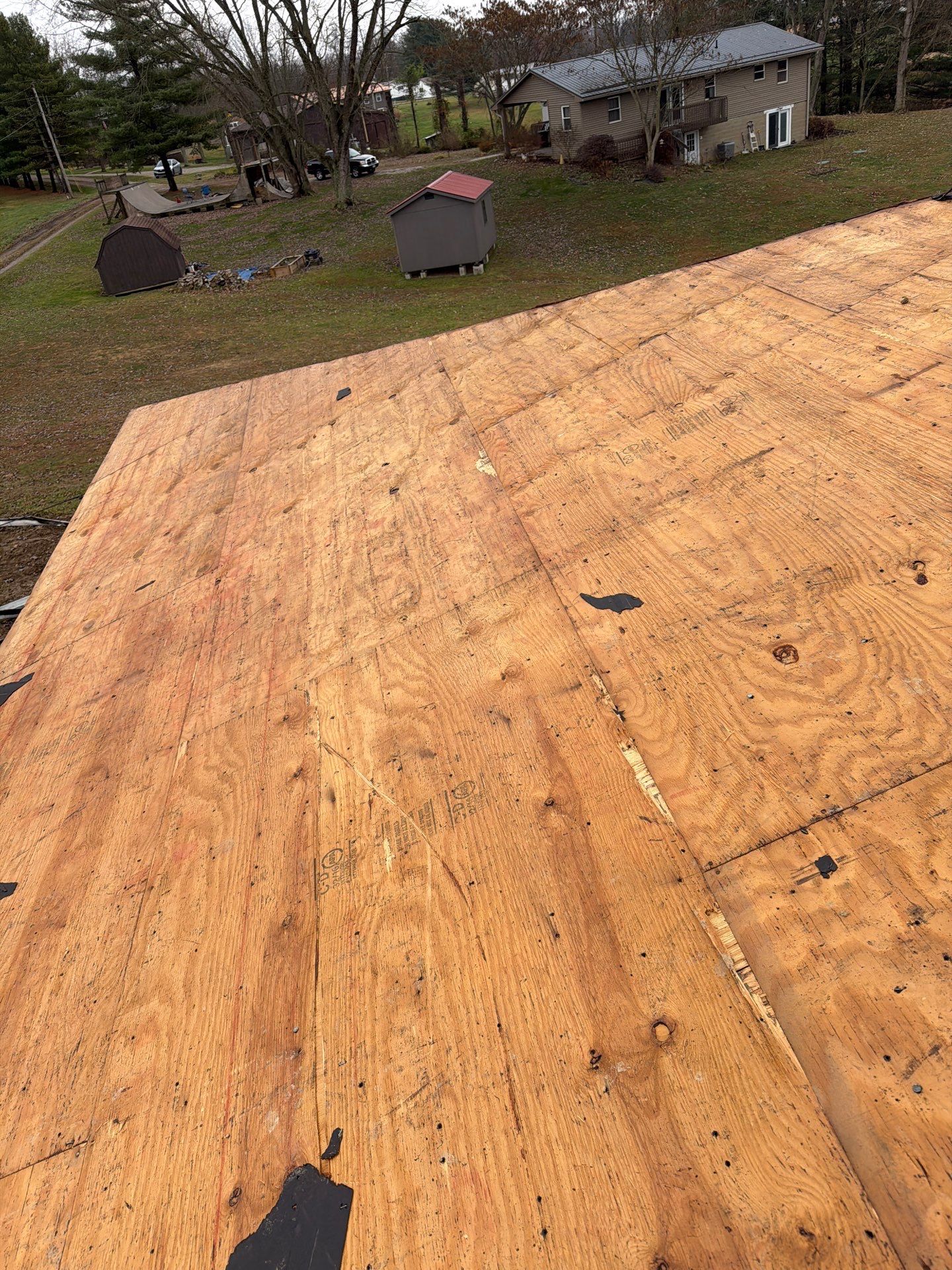 Residential Roofing Installation using GAF TImberline HDZ Hickory by Rainstoppers Roofing