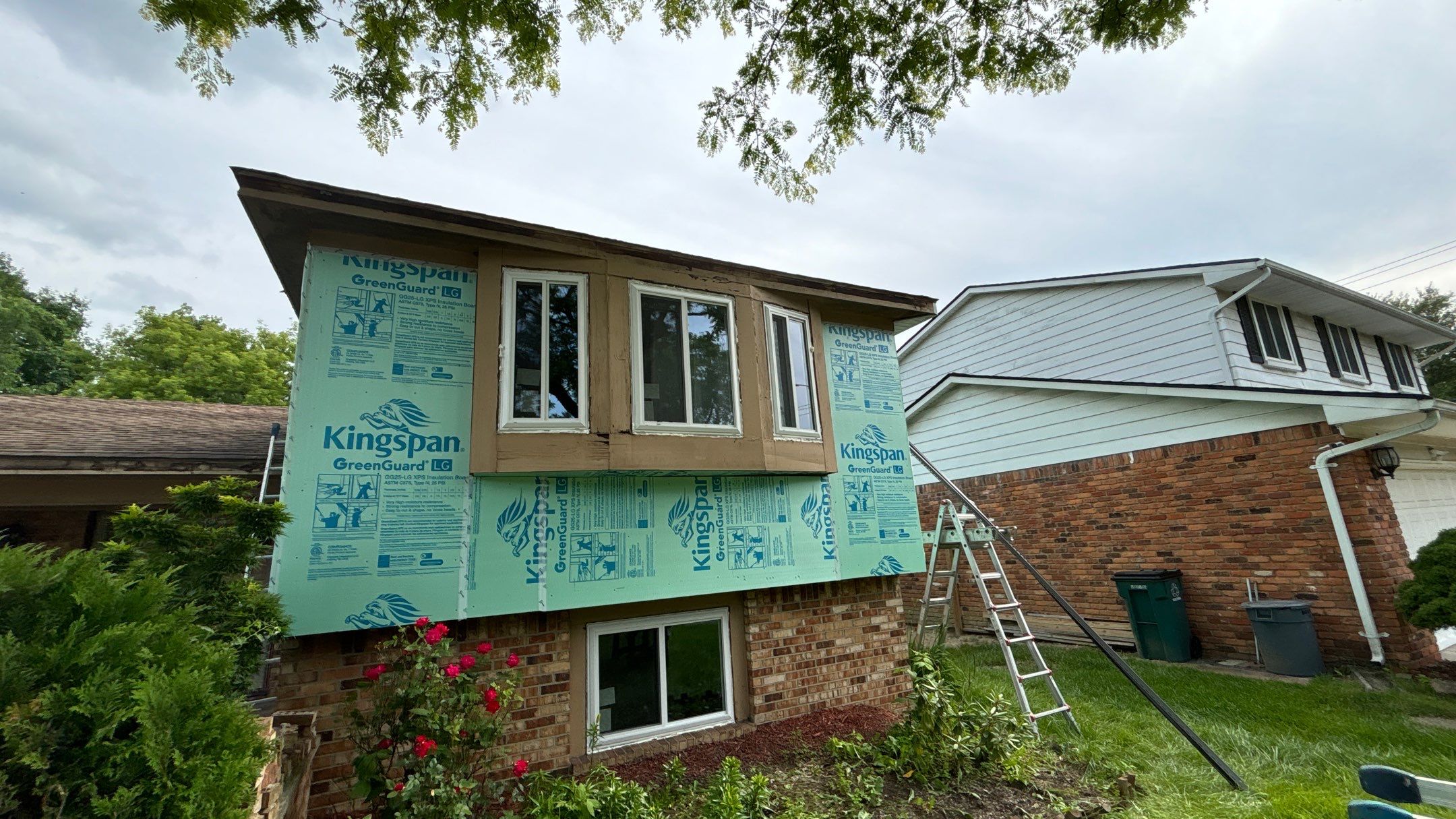 Siding Replacement using Alside 7" B&B by 180 Contractors