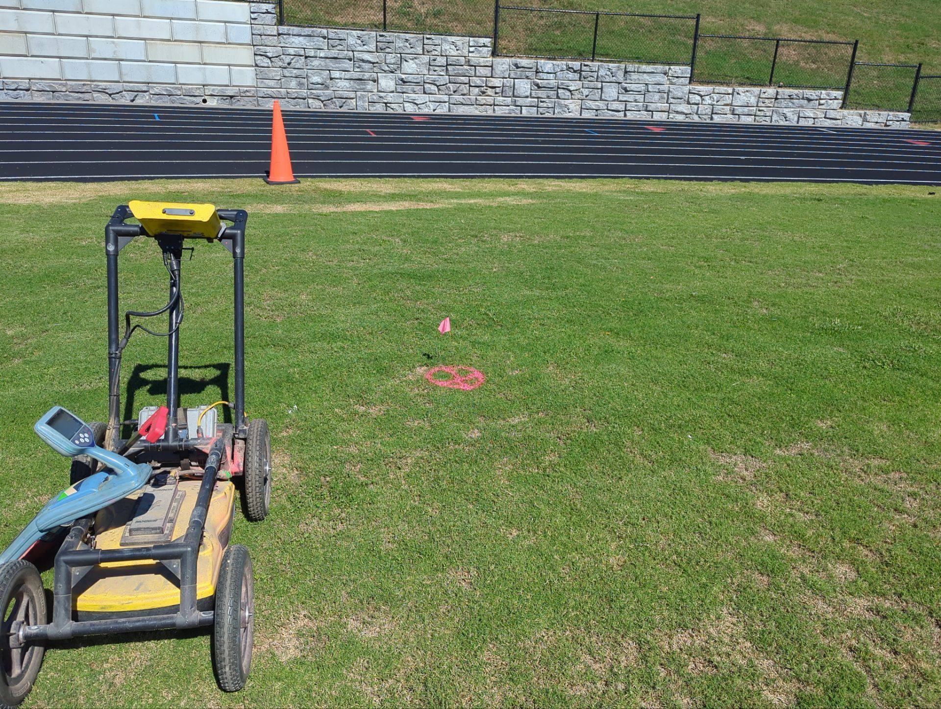 Football Field - Utility Locate and GPR Investigation by Alsip Locating Service, LLC