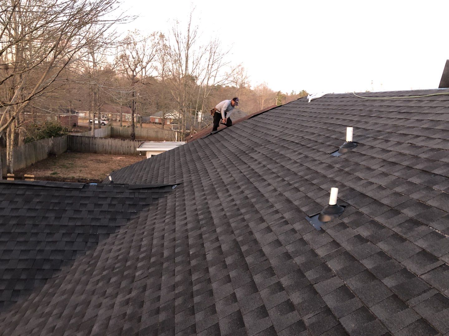 Residential Roofing Installation using Roof Replacement by American Roofing & Construction LLC
