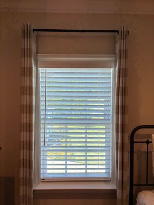 Faux Wood Blinds Project in Owens Cross Roads