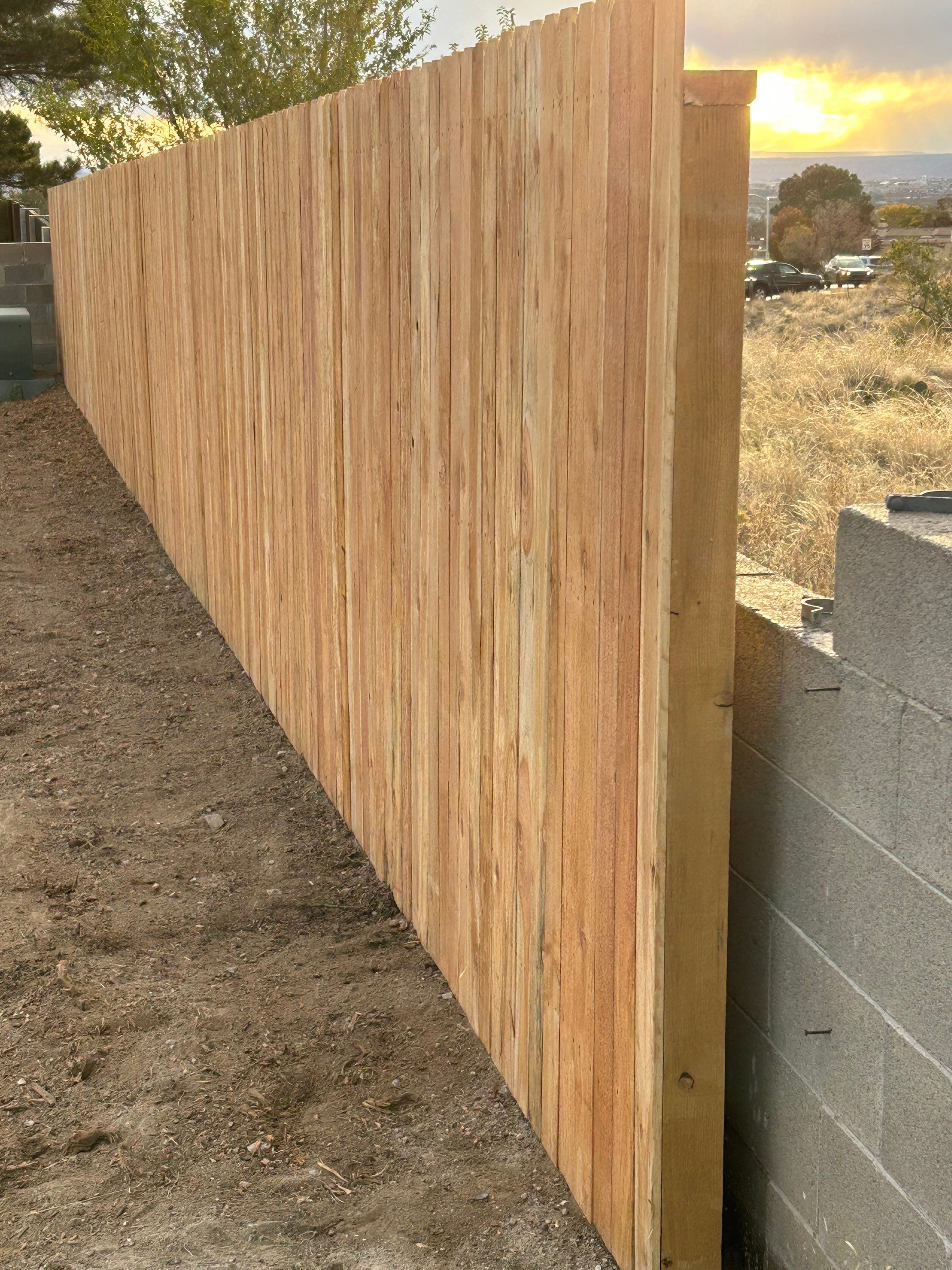 Residential using Cedar Picket by Valley Fence Company