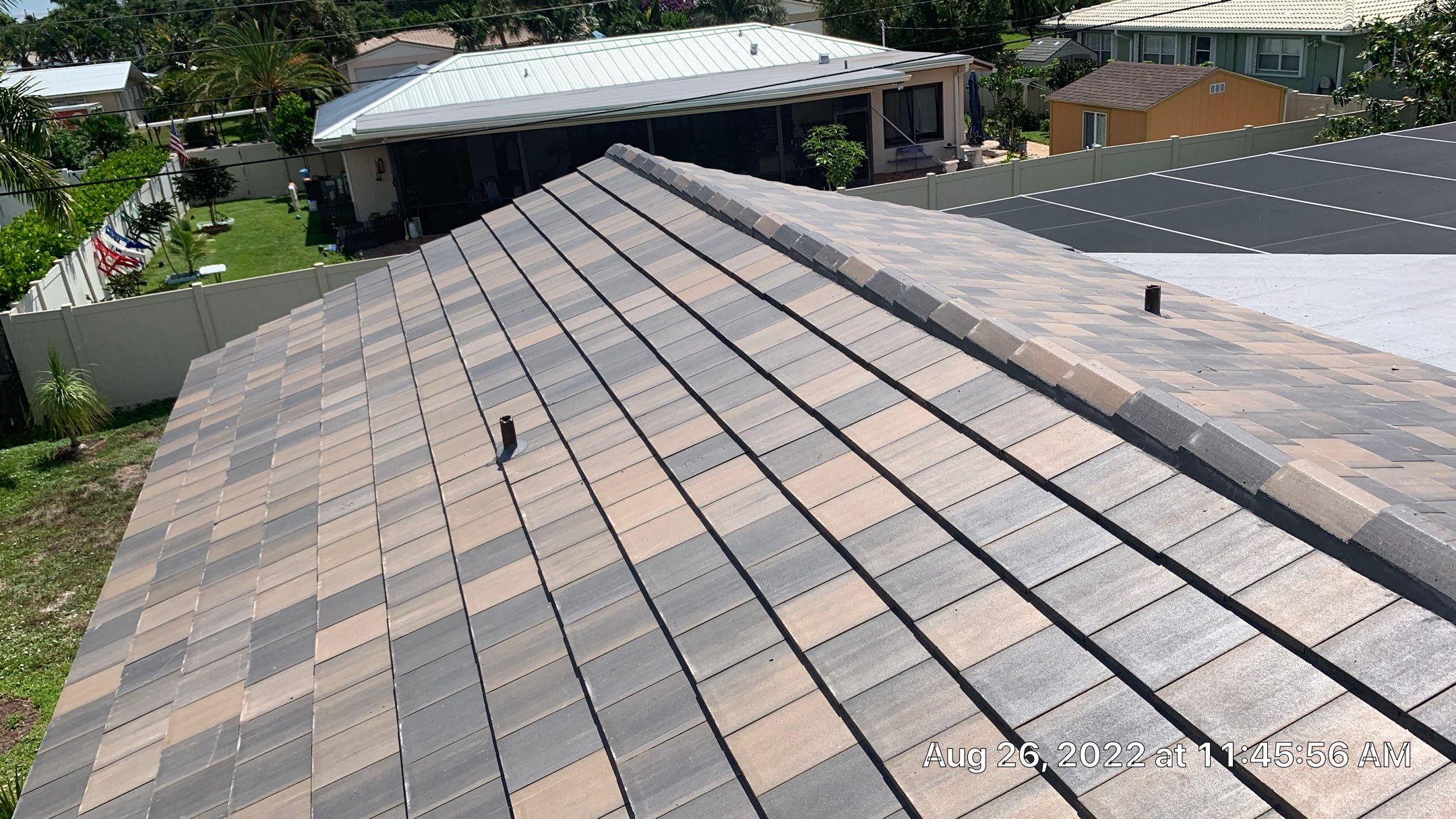 Residential Roofing Installation using Eagle Roofing Tile by BLUES BROTHERS ROOFING