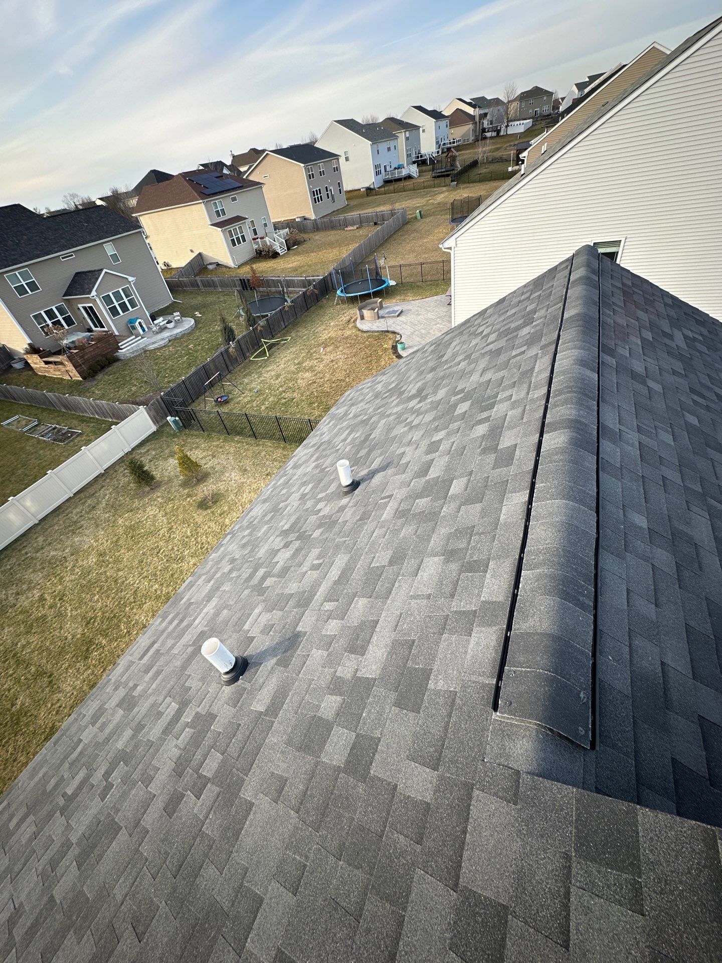 Residential Roofing Installation using Malarkey Roofing by Perfect Exteriors Inc. 