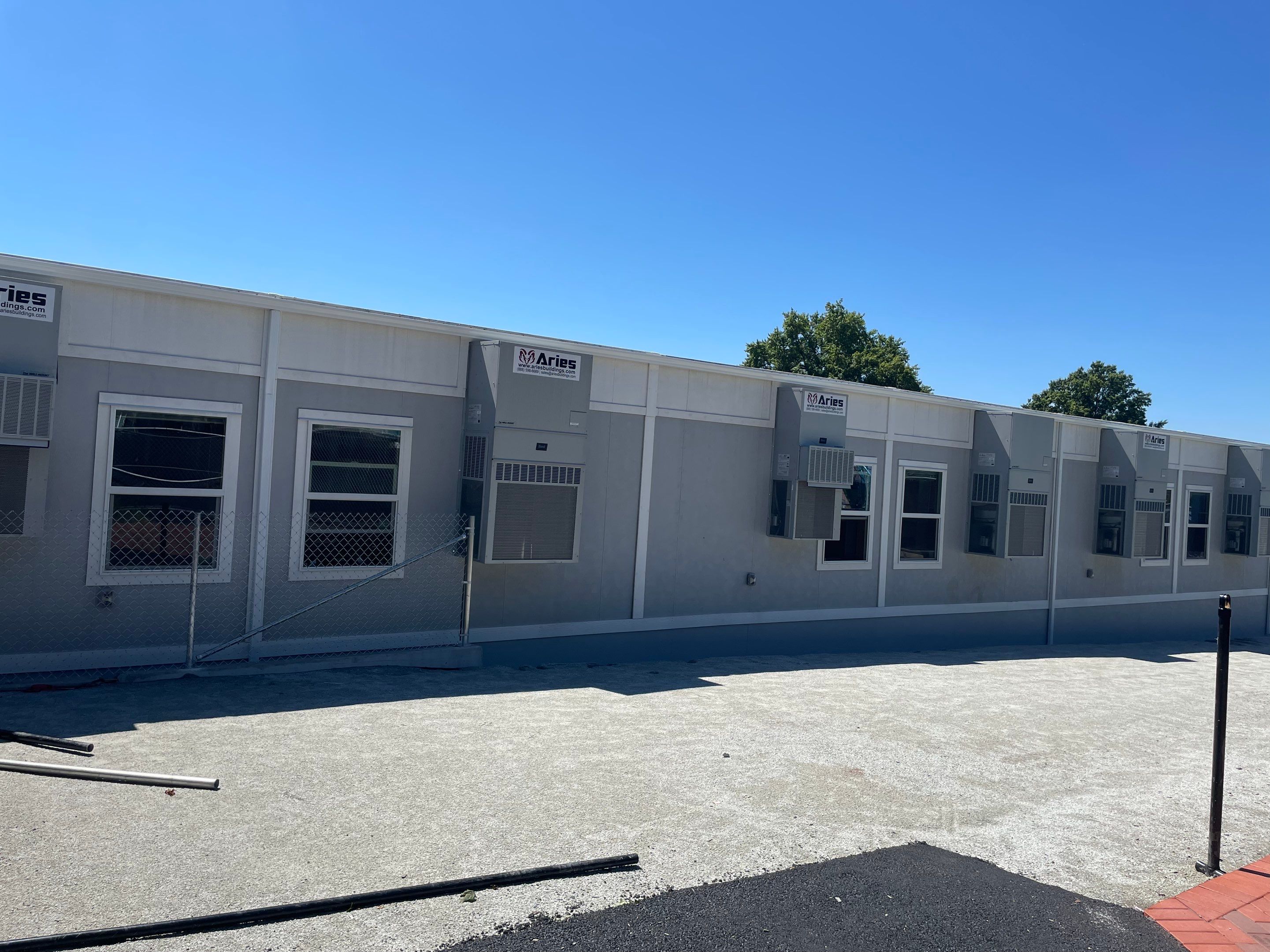 5" K-Style Aluminum Gutter Installation on The Squantum School in Quincy, MA by Gutter Pro Enterprises