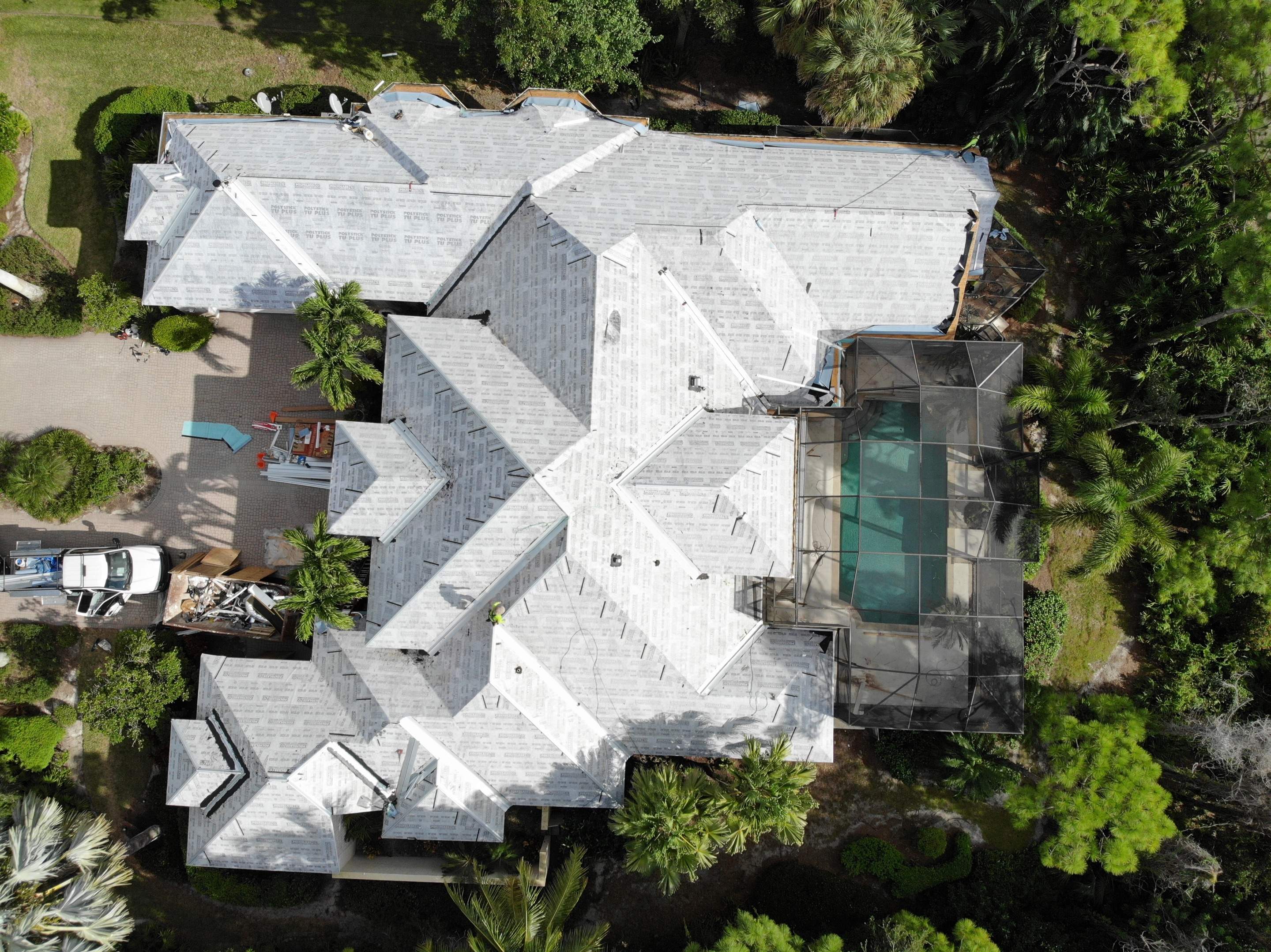 Residential Roofing Installation using Eagle Concrete Tile in Light Gray Range by International Roofing