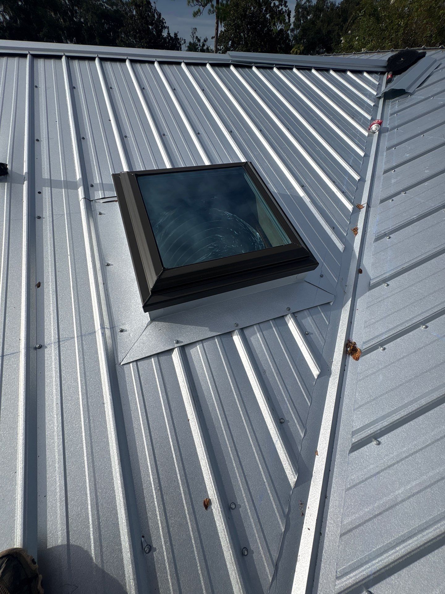 Residential Metal Roofing Installation with Ultra Rib Panels in New Smyrna Beach by Pinnacle Roofing Group