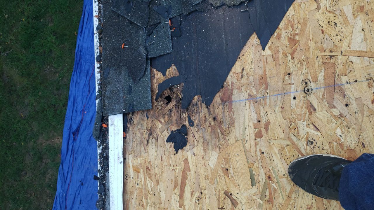 Marshall Roofing Project - Landmark Pro Max Def Pewterwood Designer Shingles by RM Banning, Inc.