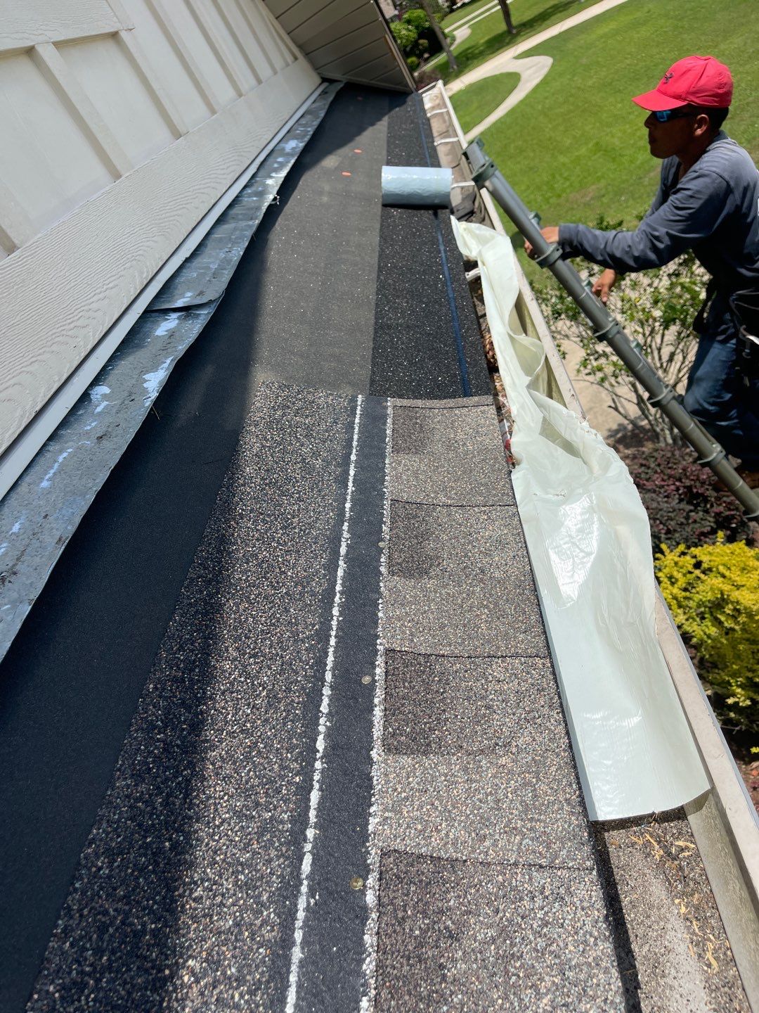 Residential Roofing Installation using Roof Replacement by American Roofing & Construction LLC