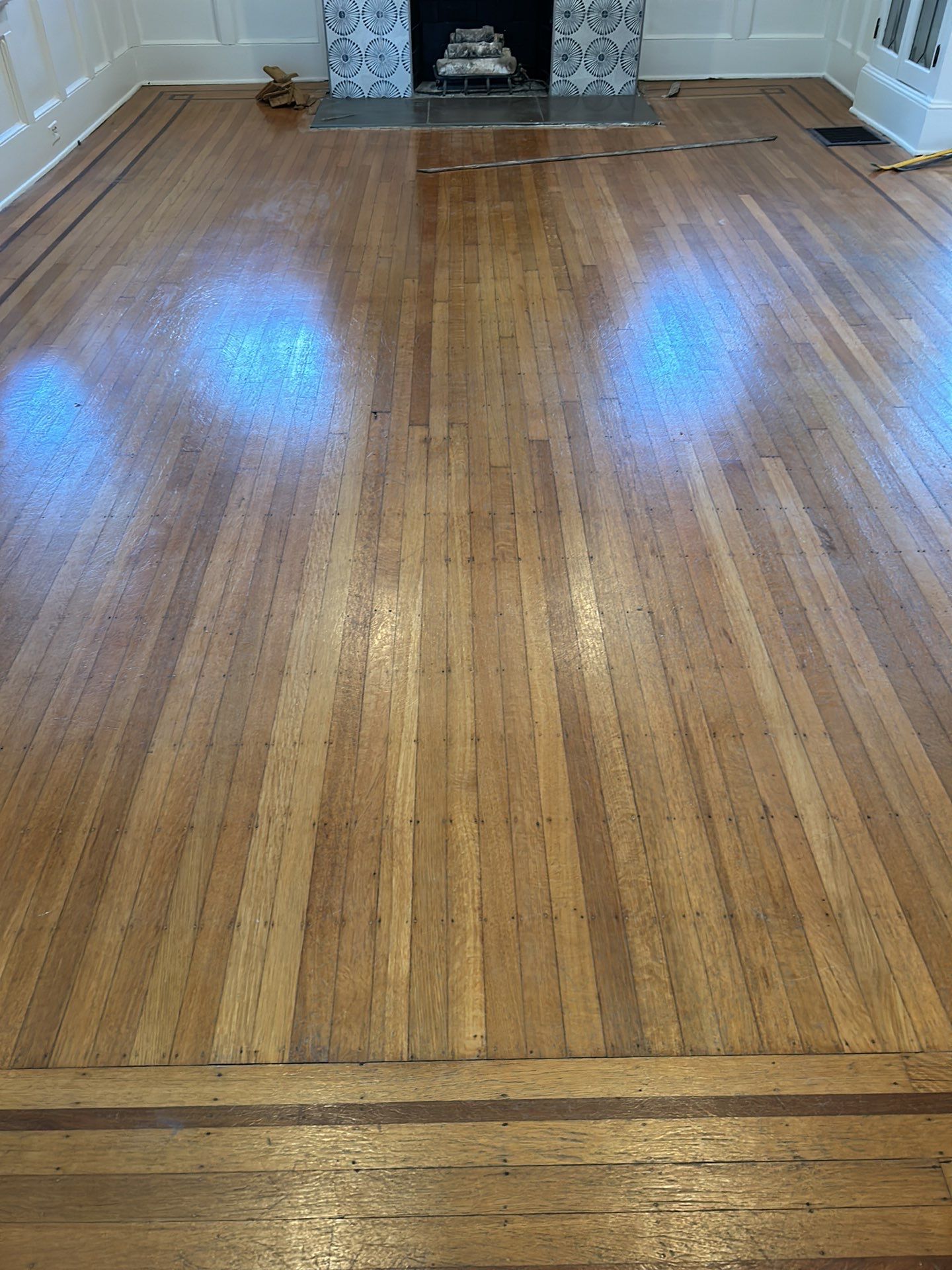 115 year old house - Oak refinish by Footprints Floors of East Atlanta