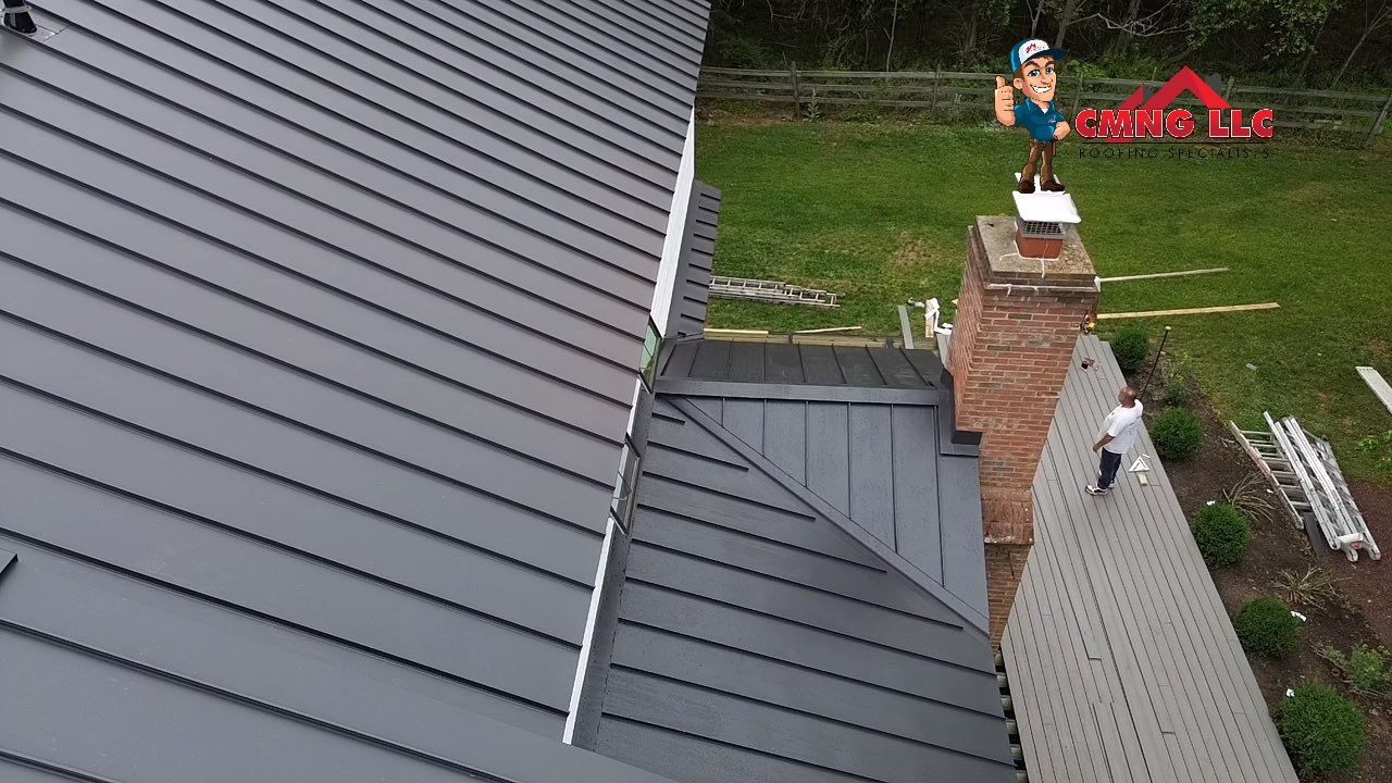 Gorgeous Standing Seam Roof Color Black by CMNG LLC