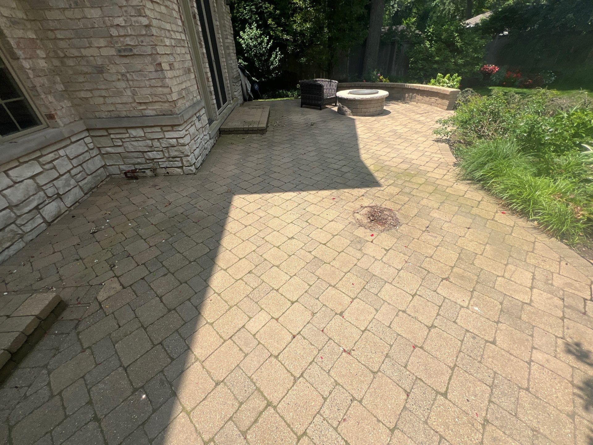 Brick paver clean, sand and seal.  using surebond SB-8700 by Northern Power Washing LLC.