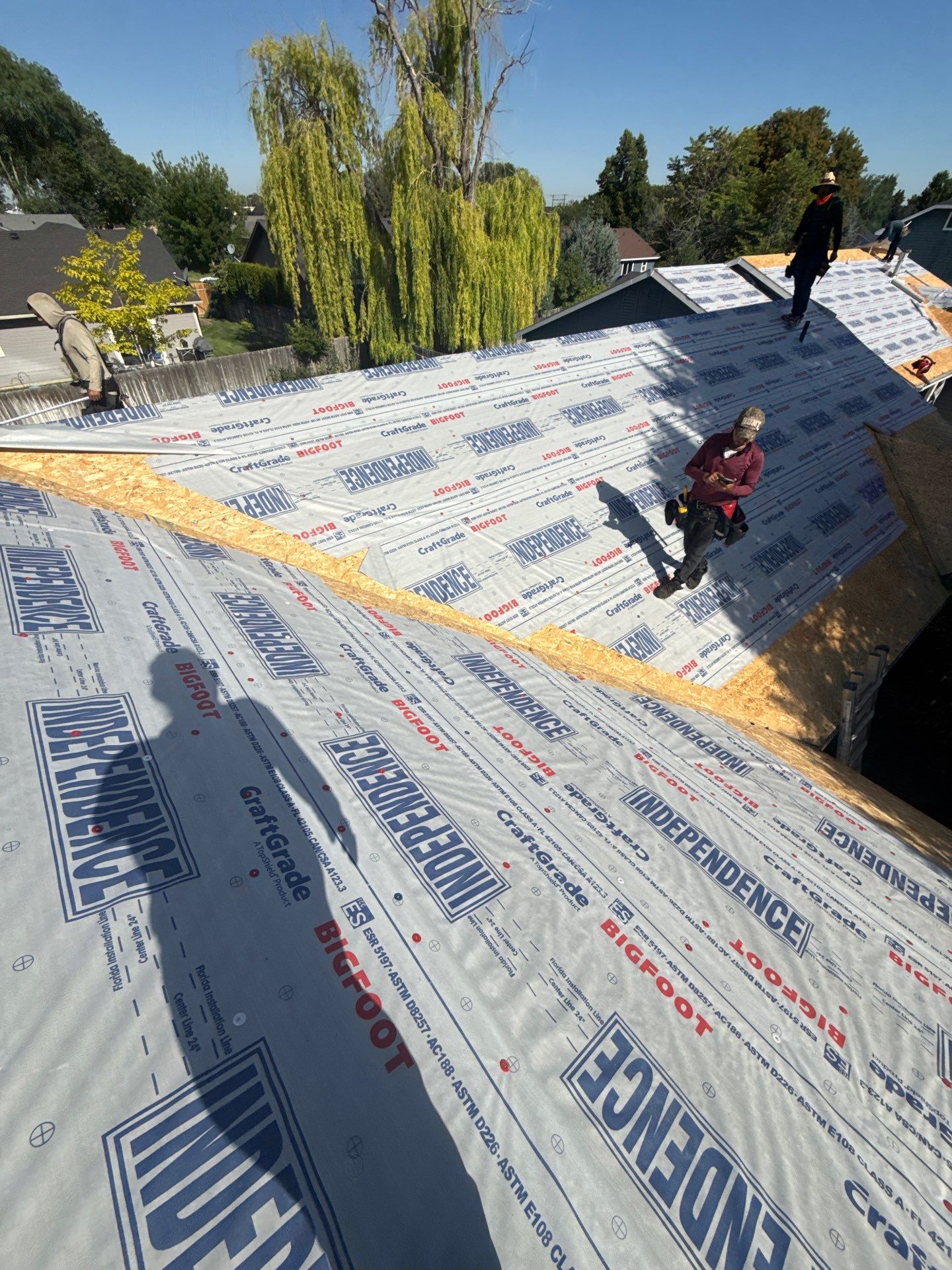 Full Residential Roof Replacement in Kuna Featuring Architectural Shingles by Olive Roofing