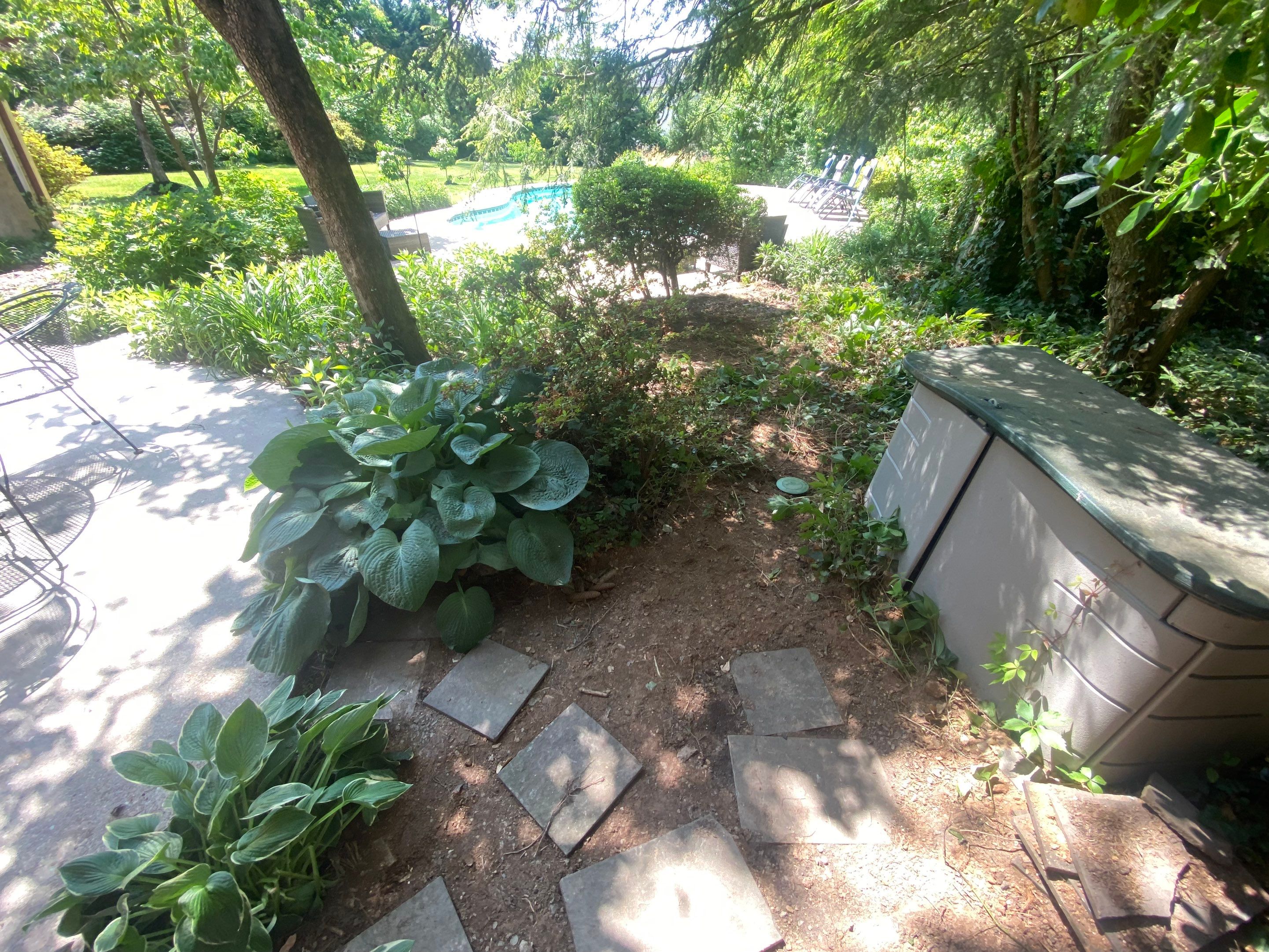 Landscape cleanup & drainage by The Smet Companies, LLC