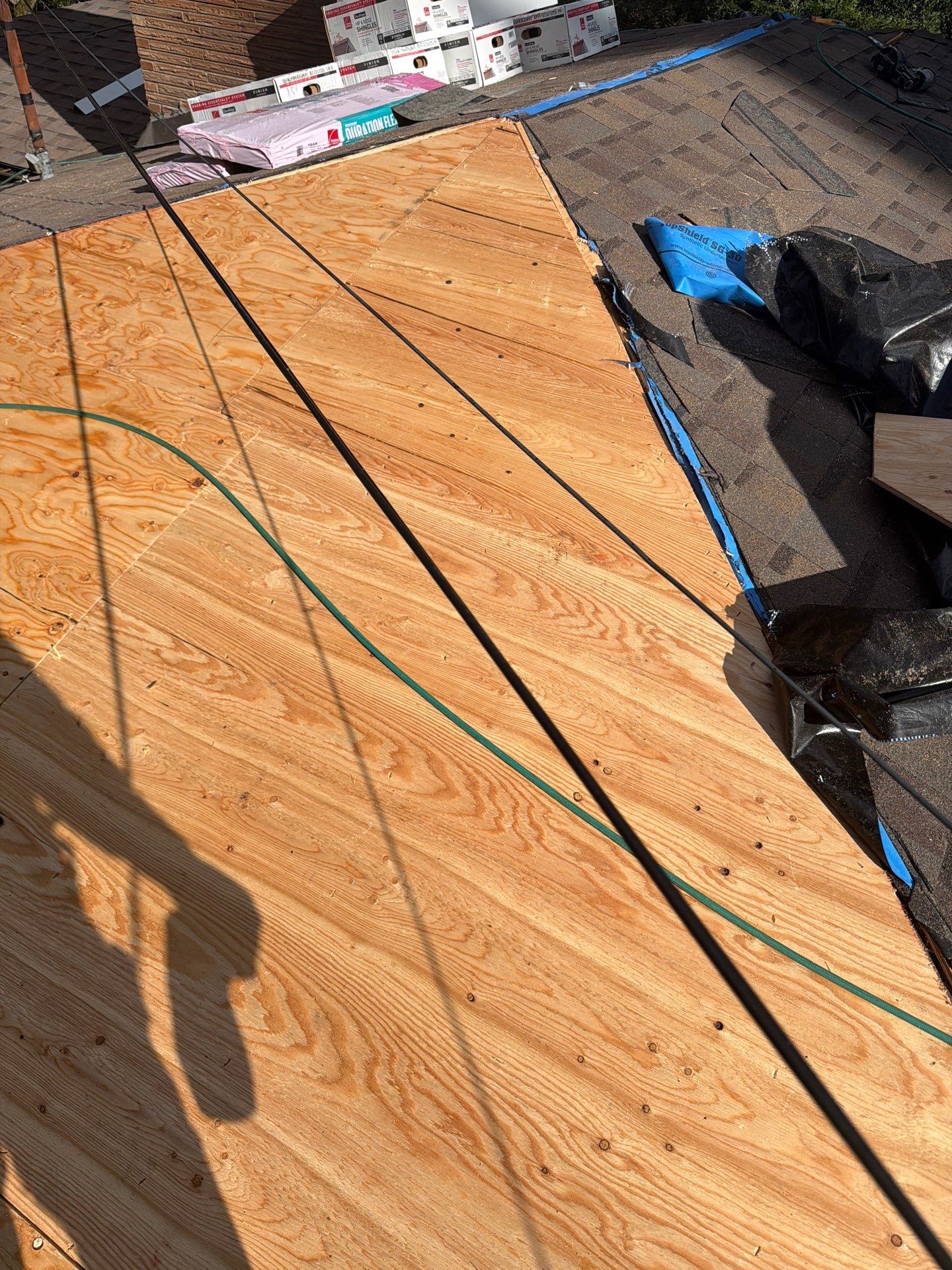 Residential Roofing Installation using GAF UHDZ Shingles by Roofing Formula LLC