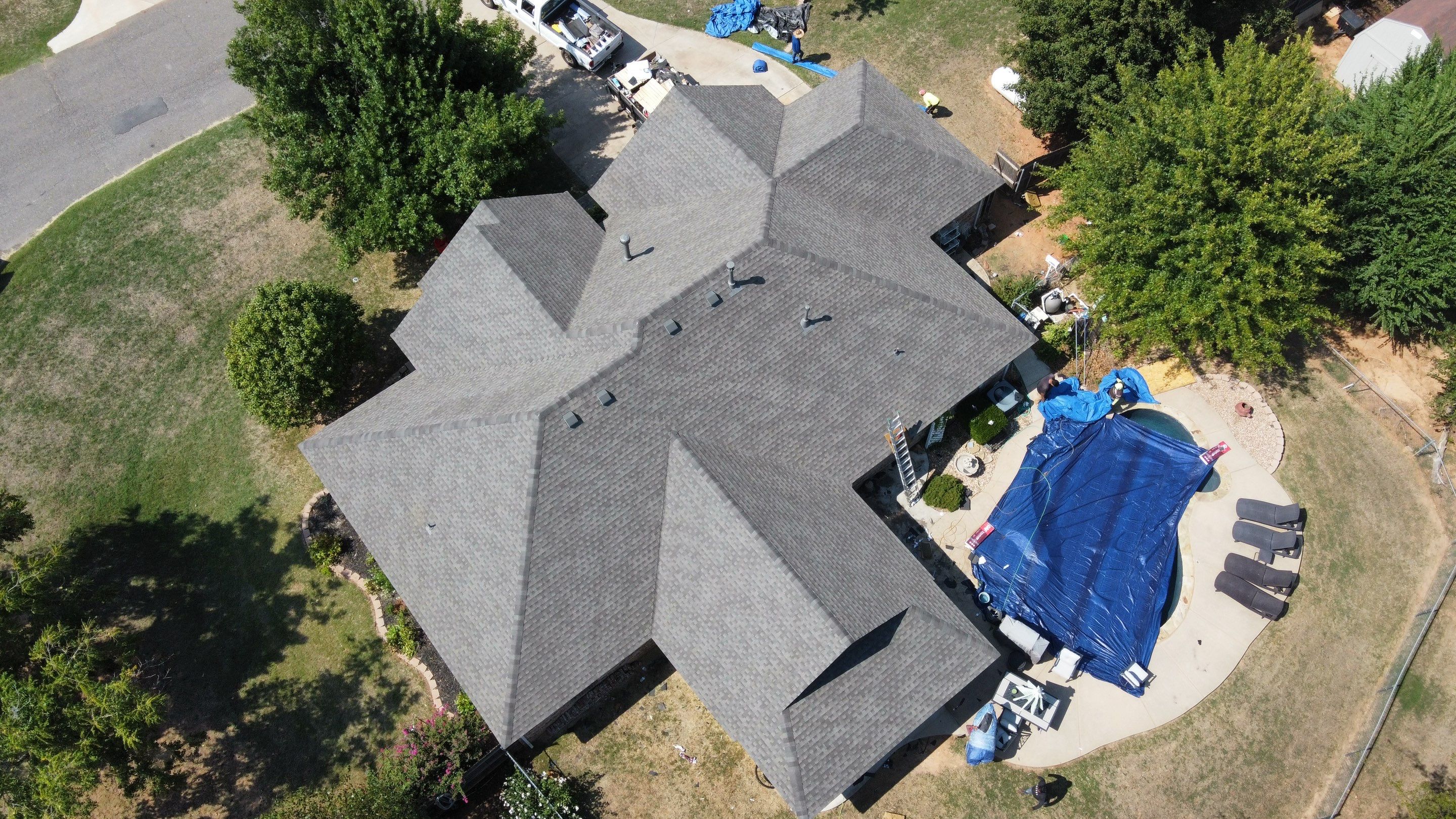 Residential Roofing Installation using GAF Natural Shadow  by A & H Roofing and Contracting