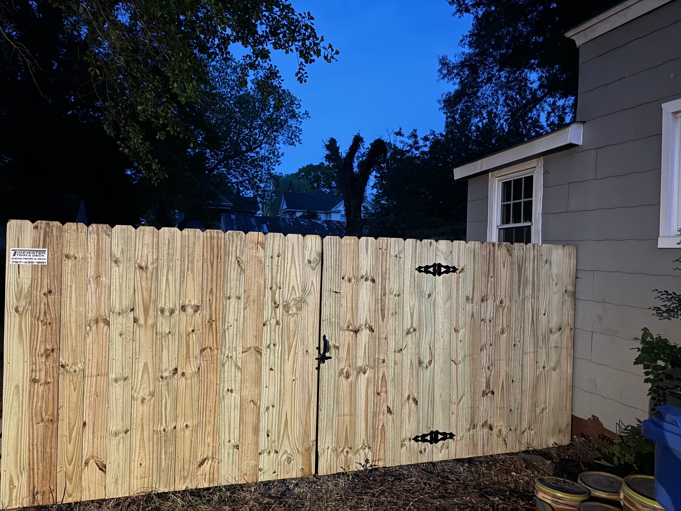 Backyard Charm Starts Here by Tidewater Fence