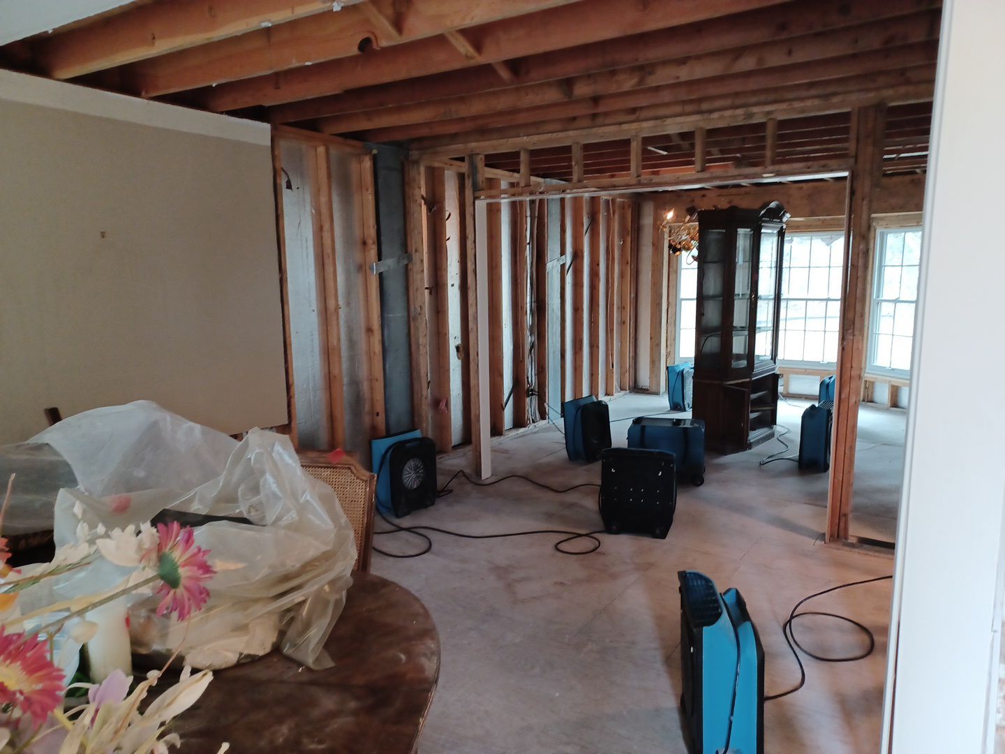 Project in Plymouth by EzDry Water Mitigation & Property Restoration