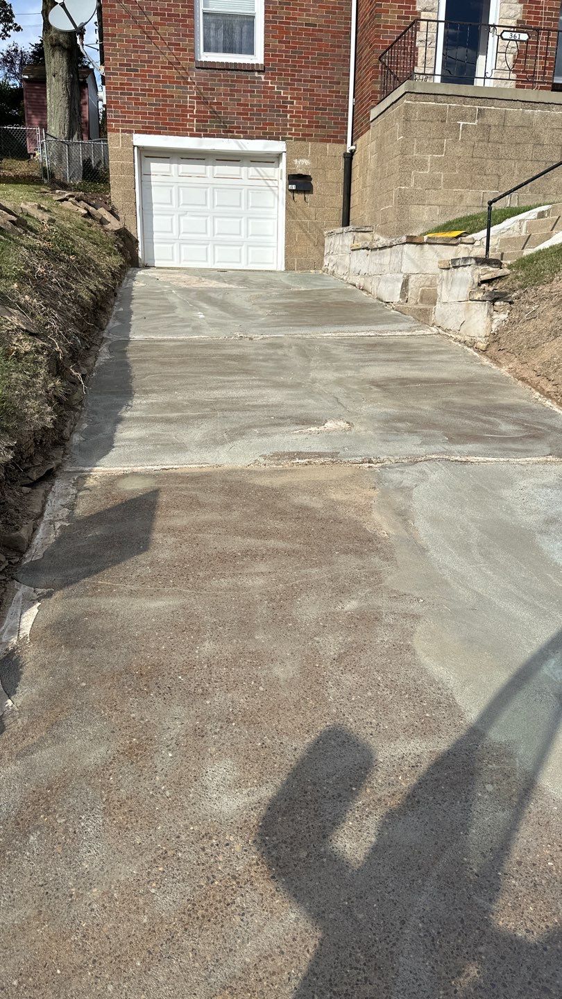 Driveway Project in Pittsburgh by Floors in a Day, Inc