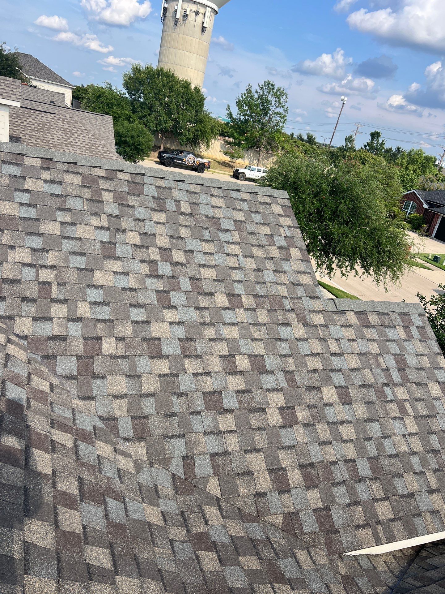 Residential Roofing Installation using CertainTeed Landmark MaxDef Weathered Wood by OneSource Roofing and Restoration