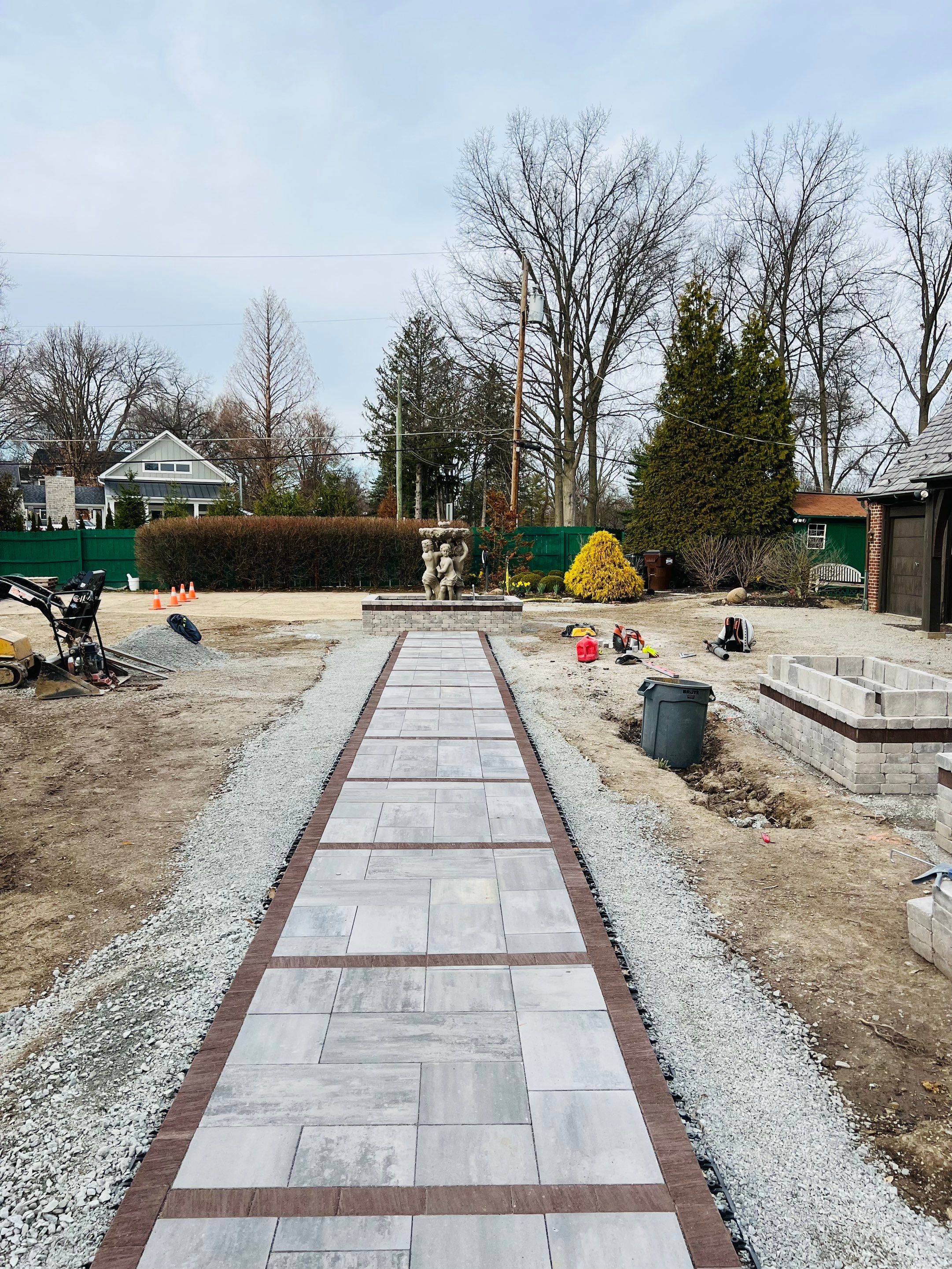 Hardscape Design & Install using Unilock Products by Reisenberg’s Lawn & Landscape, LLC