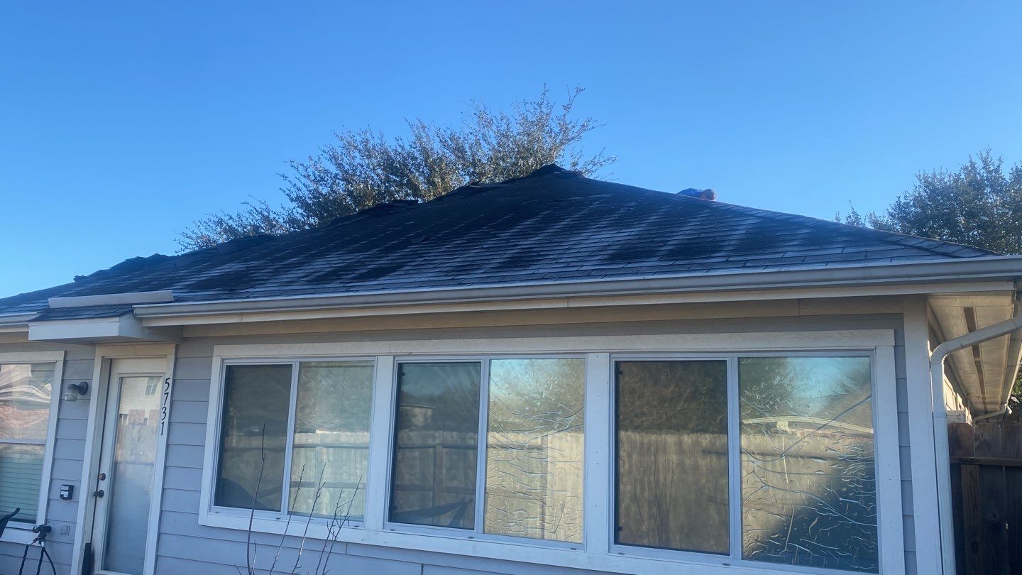 Hail Damage using Owen's Corning Duration (Lifetime) Shingles by Roof Repair Company