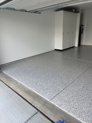 Garage Floor Coating using Coyote