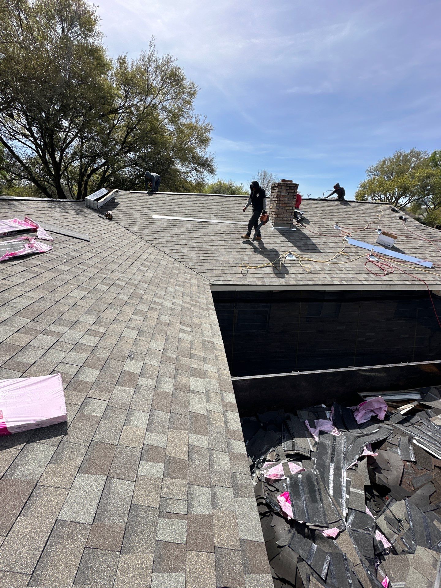 Project in Houston by Motion Roofing