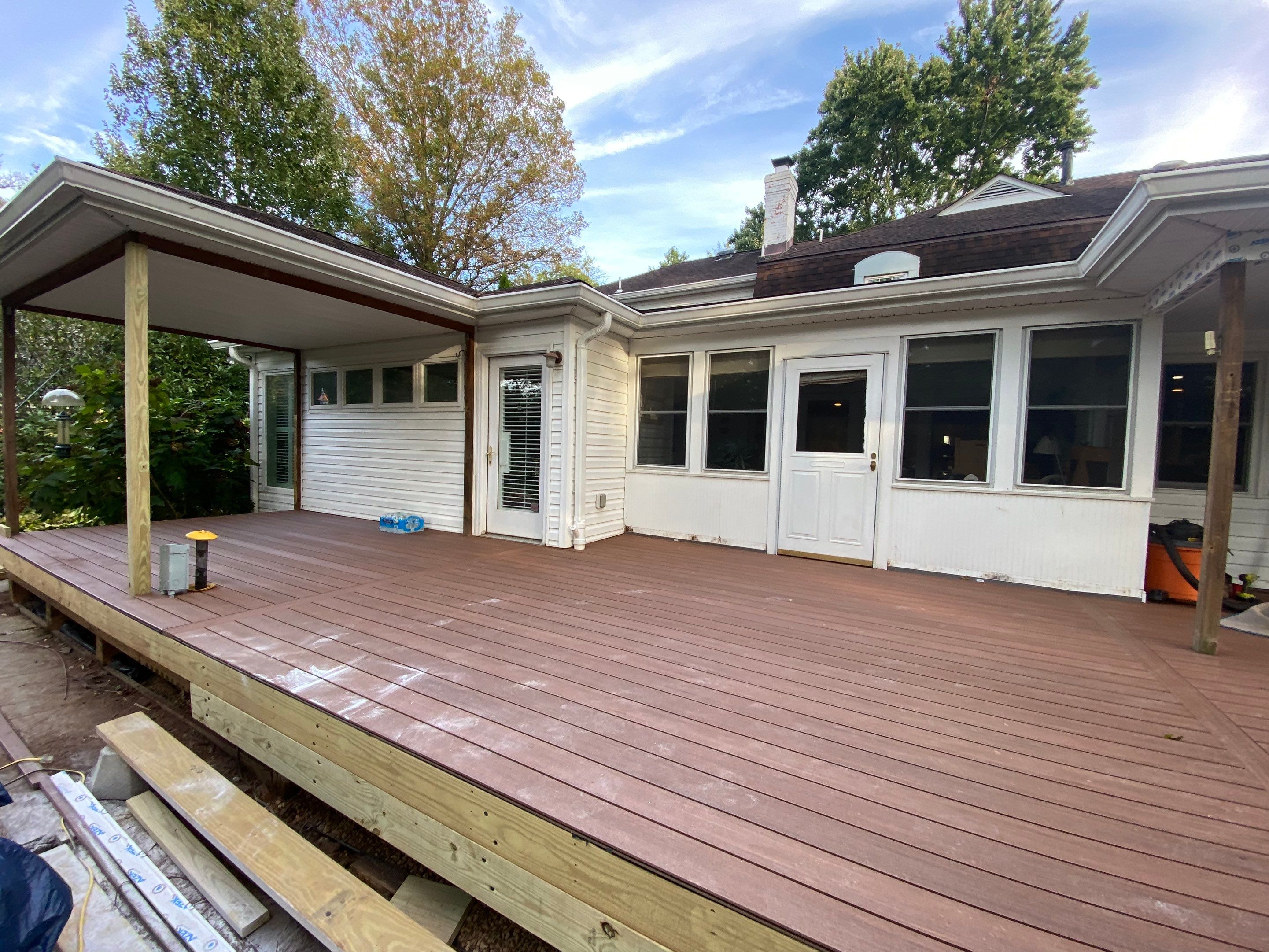 Deck Transformation using Timbertech & Azek by The Smet Companies, LLC
