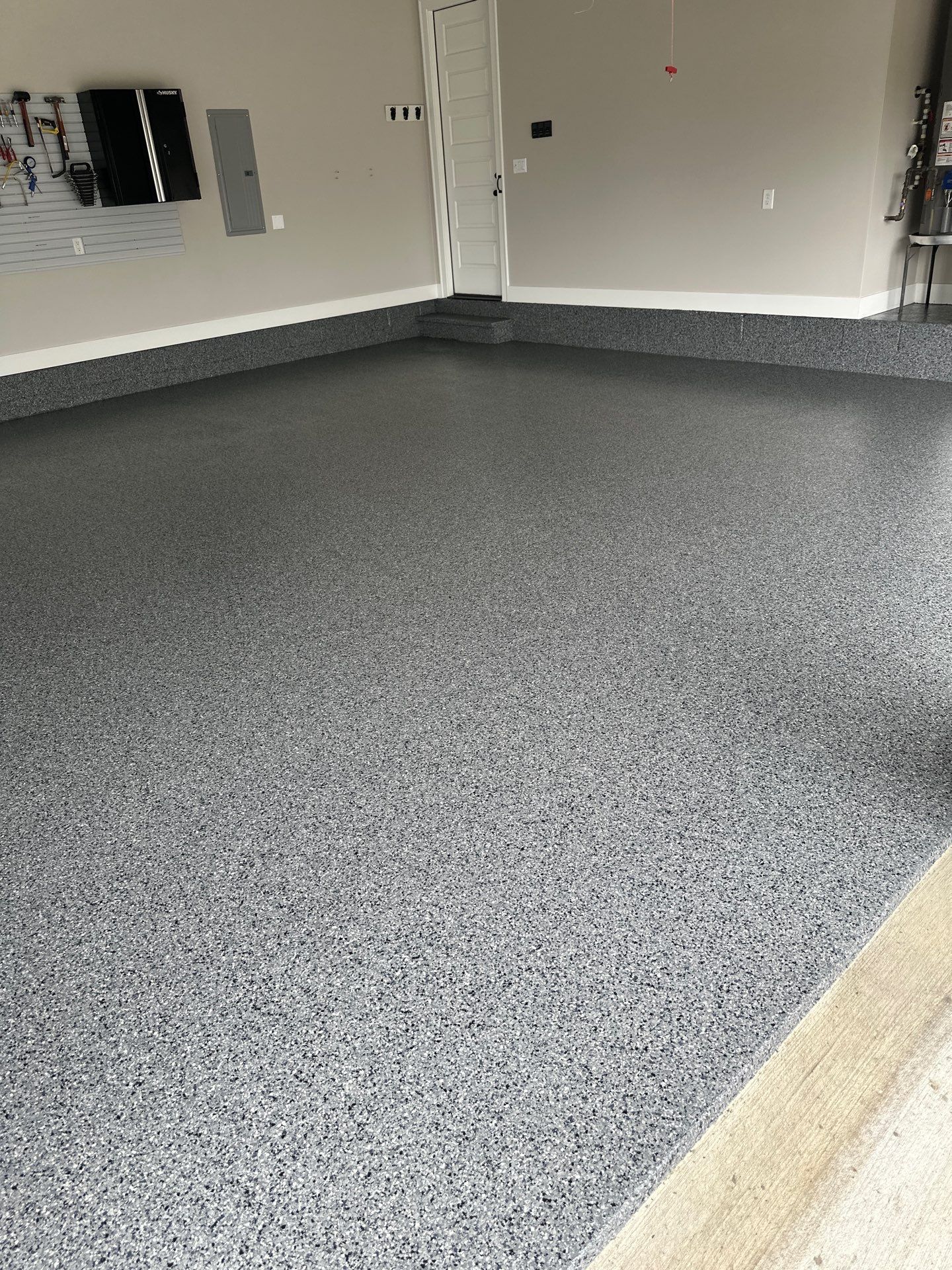 Garage Floor Coating using Nightfall by My Garage Floor Guys