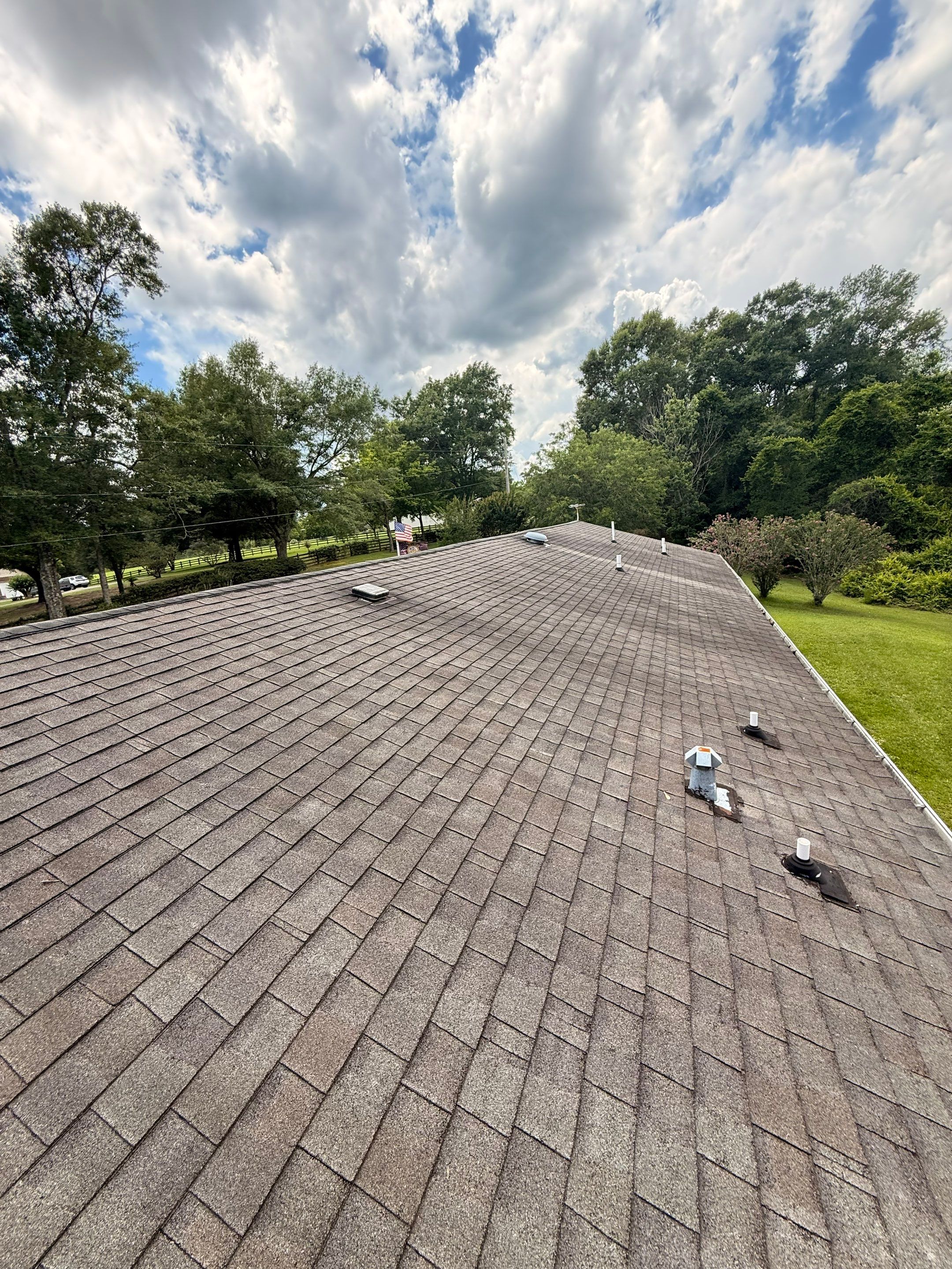 GAF HDZ Barkwood Shingle Roof Replacement - Poplarville, MS by Frontline Roofing