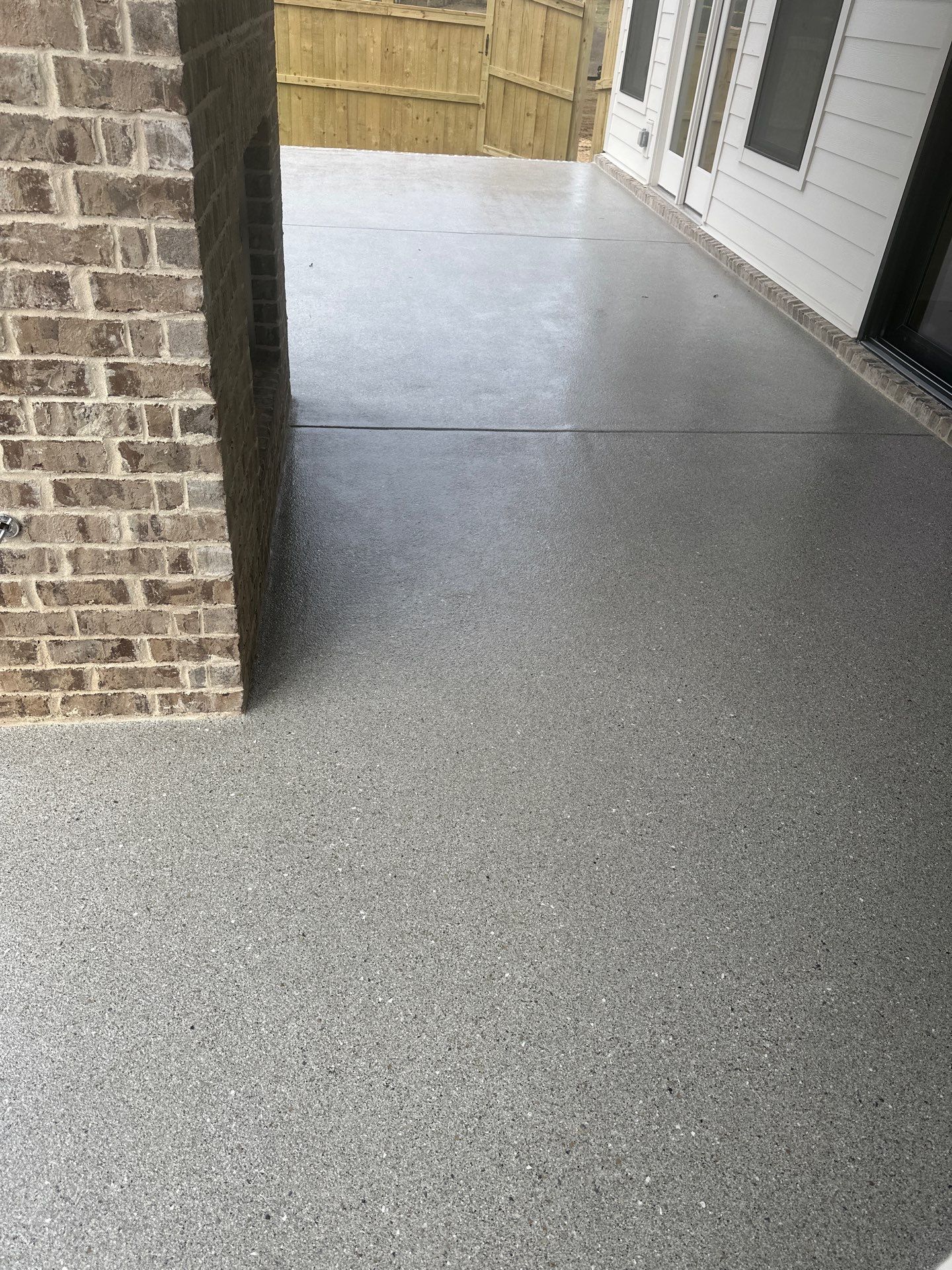 Patio Floor Coating using Quartzite by My Garage Floor Guys
