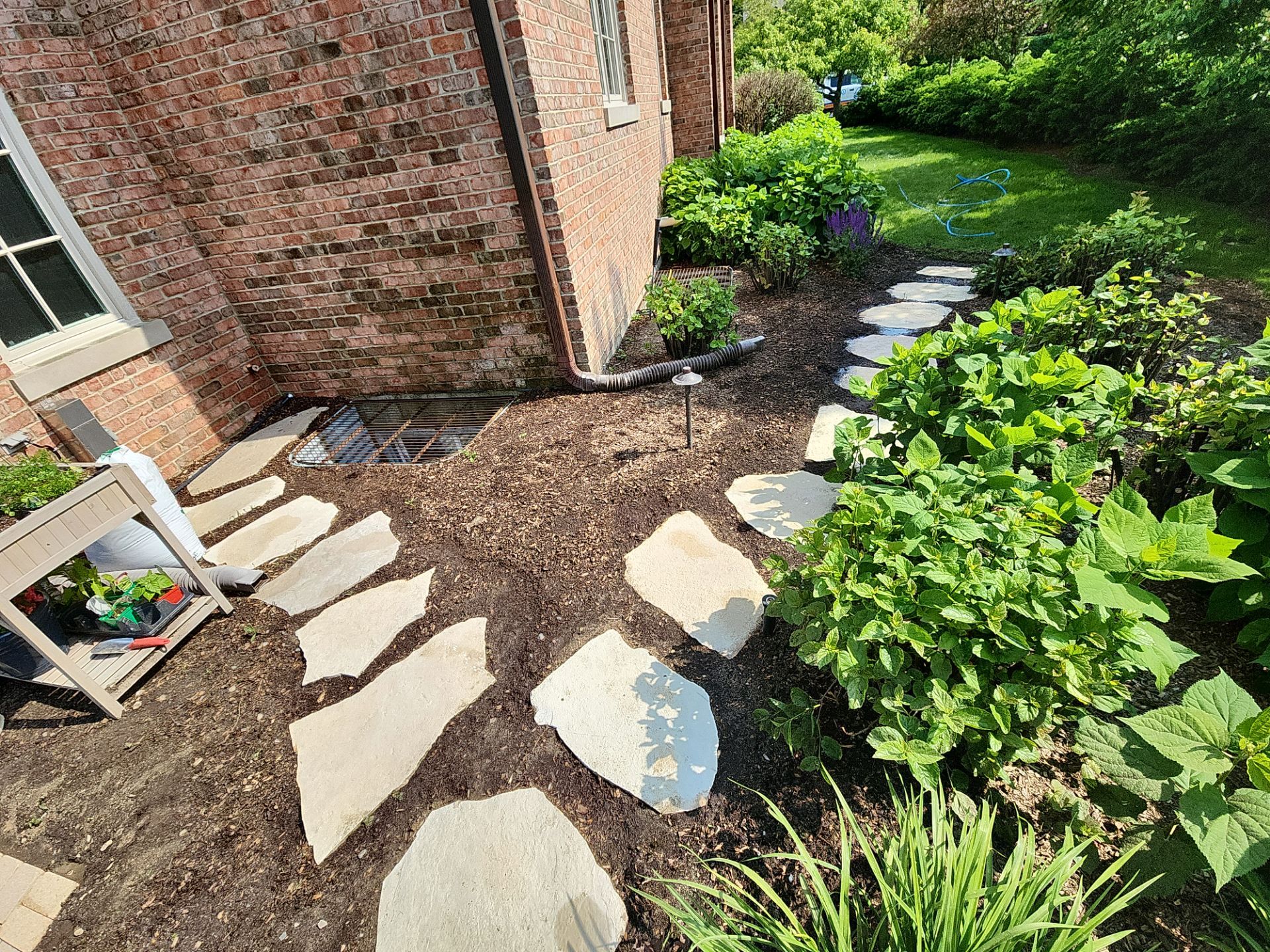 Brick paver repair, cleaning sanding and sealing by Northern Power Washing LLC.