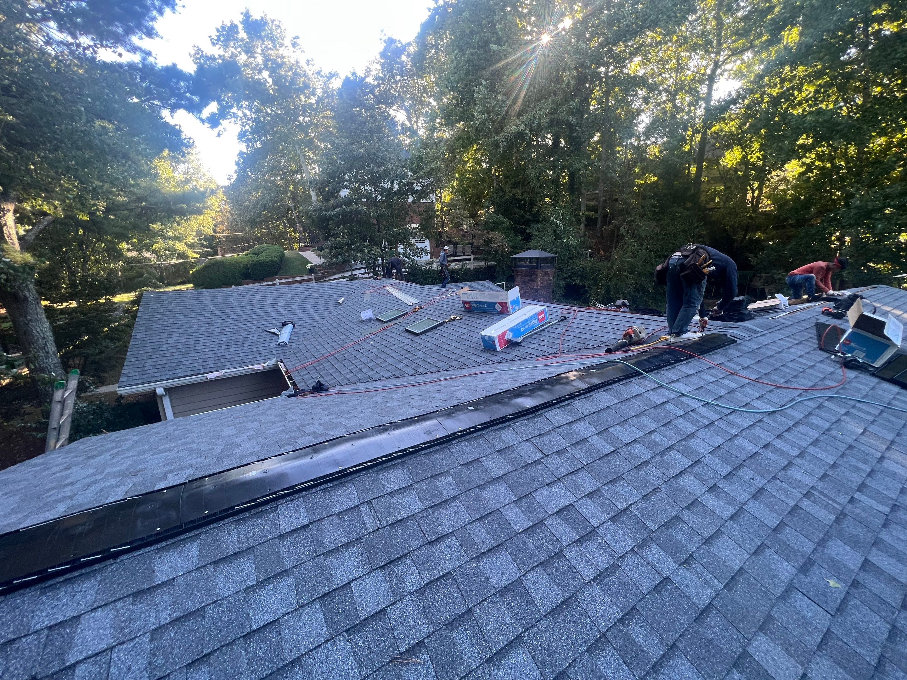 Insurance Roof Replacement & installing upgraded roofing system!  by Nailed It Roofing & Remodeling LLC