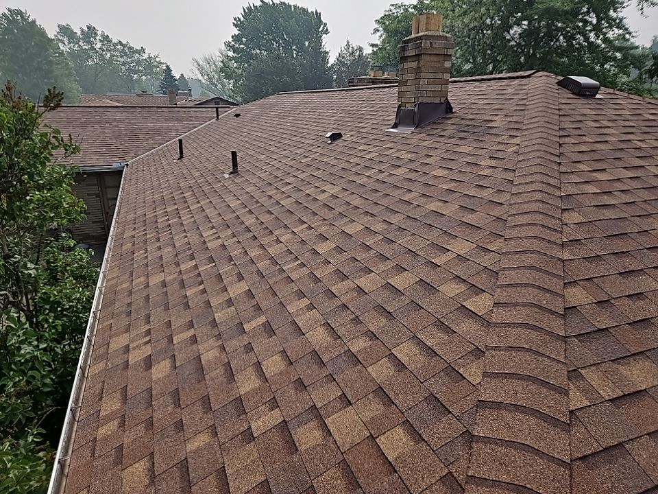 Residential Roof Replacement using Owens Corning, Desert Rose by Absolute Roofing and Construction