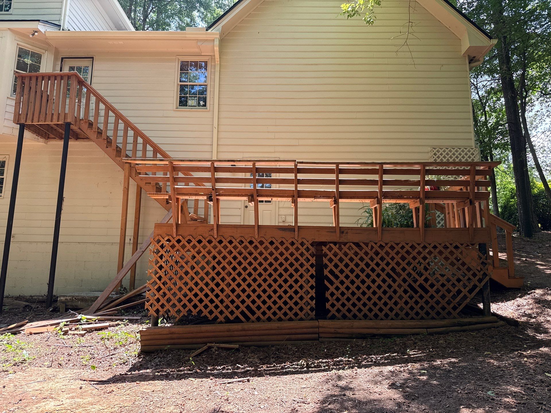 Wood Deck Resurface in Lilburn, GA by Nelson Exteriors 