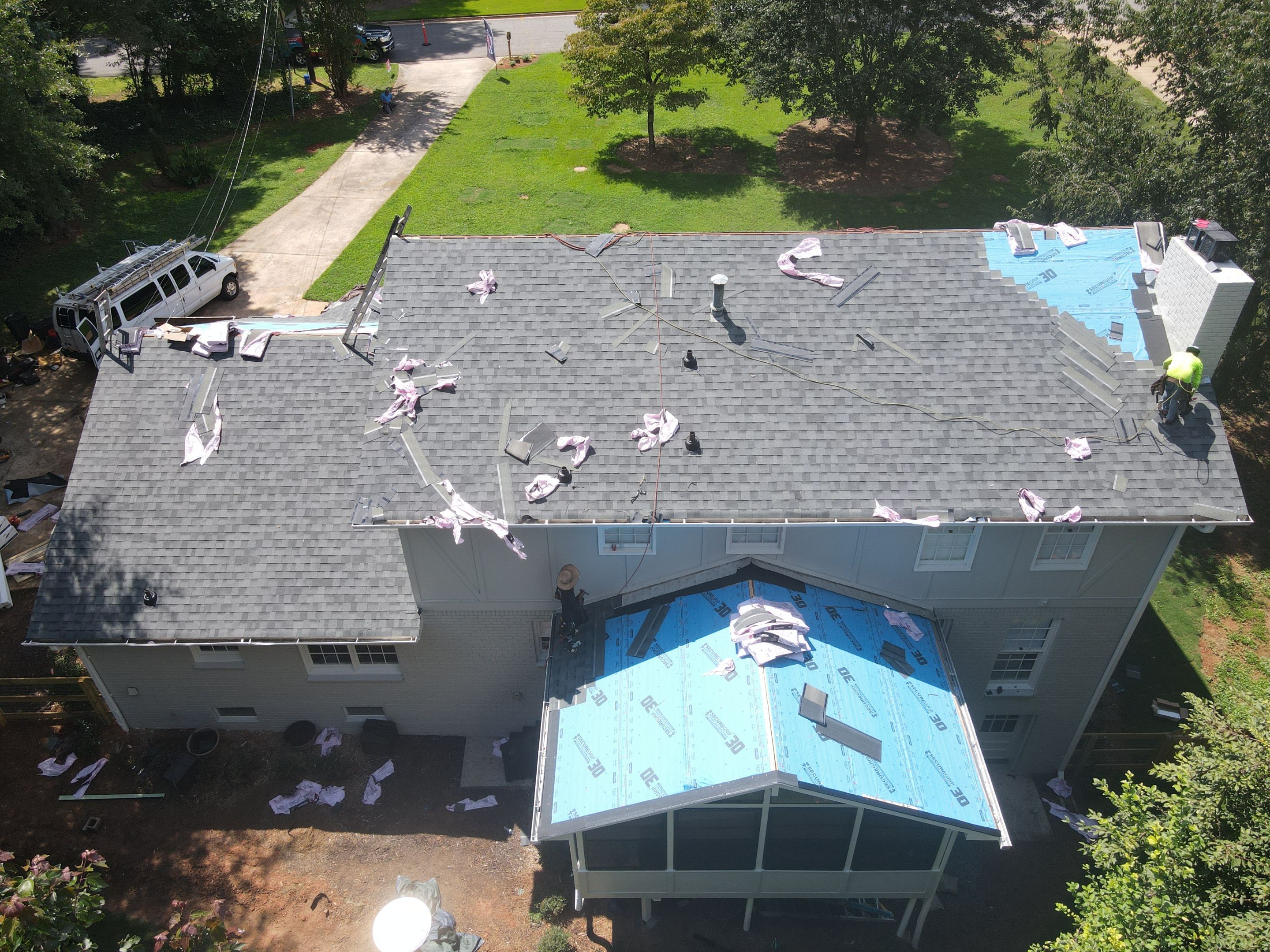 Residential Roofing Installation using Owens Corning by Inspector Roofing and Restoration