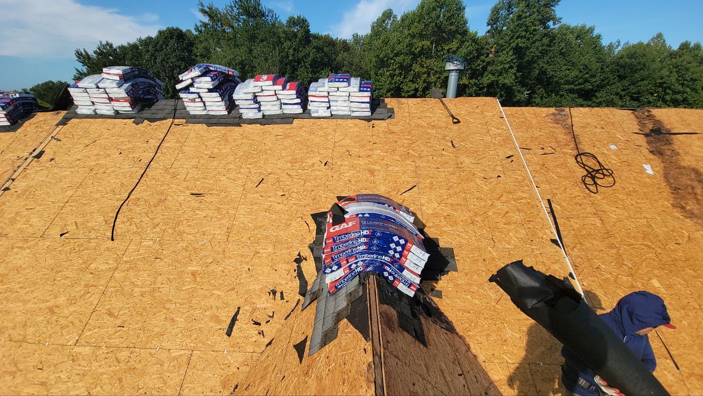Roof Installation using GAF Timberline HDZ by ExteriorPros