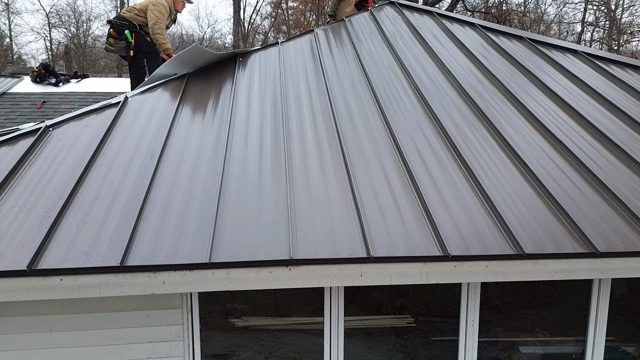 Mechanically Seamed Standing Seam Metal Roof in Fort Wayne, Indiana – Coldwater Road by 4Ever Metal Roofing