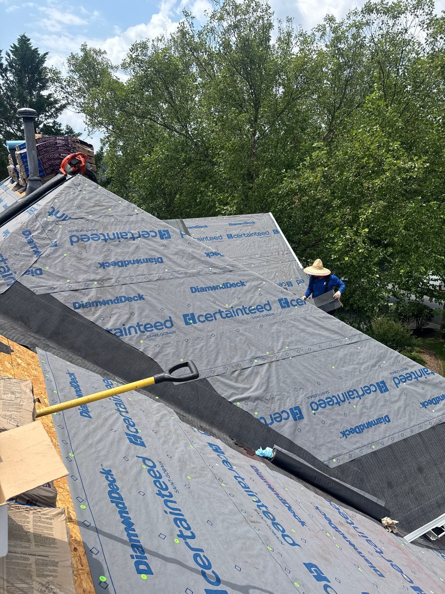 New Shingle Roof & New Gutters and downspouts with covers by Alpha Design Services