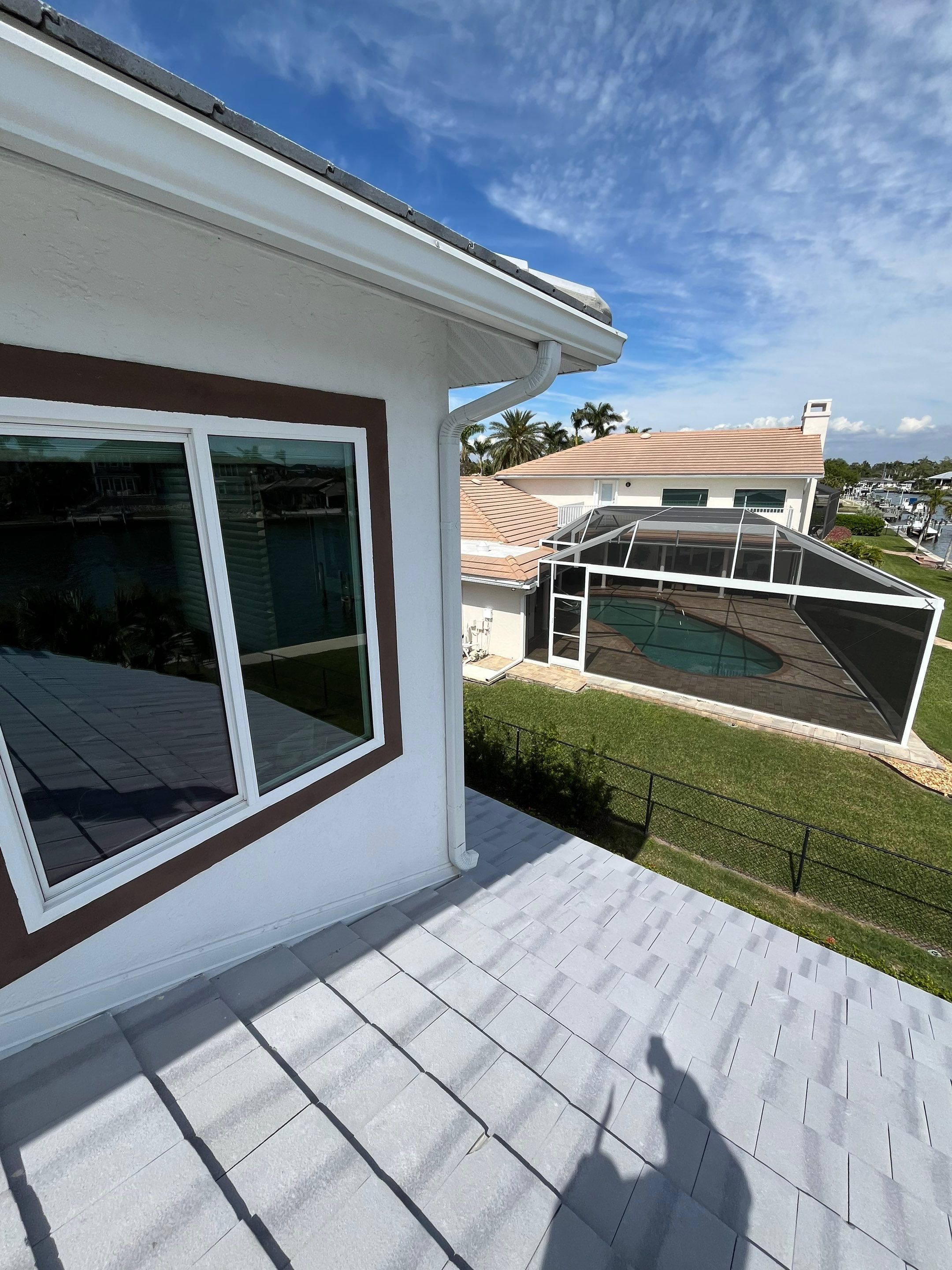 Repainting and Upgrading Gutters in Sarasota FL by Gutter Professors