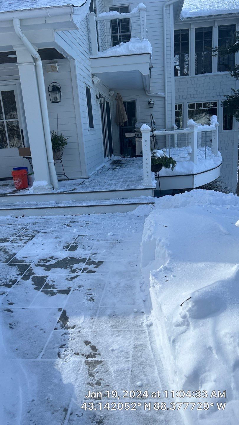 Roof Snow And Ice Dam Removal using Steamer by Stendahl Services