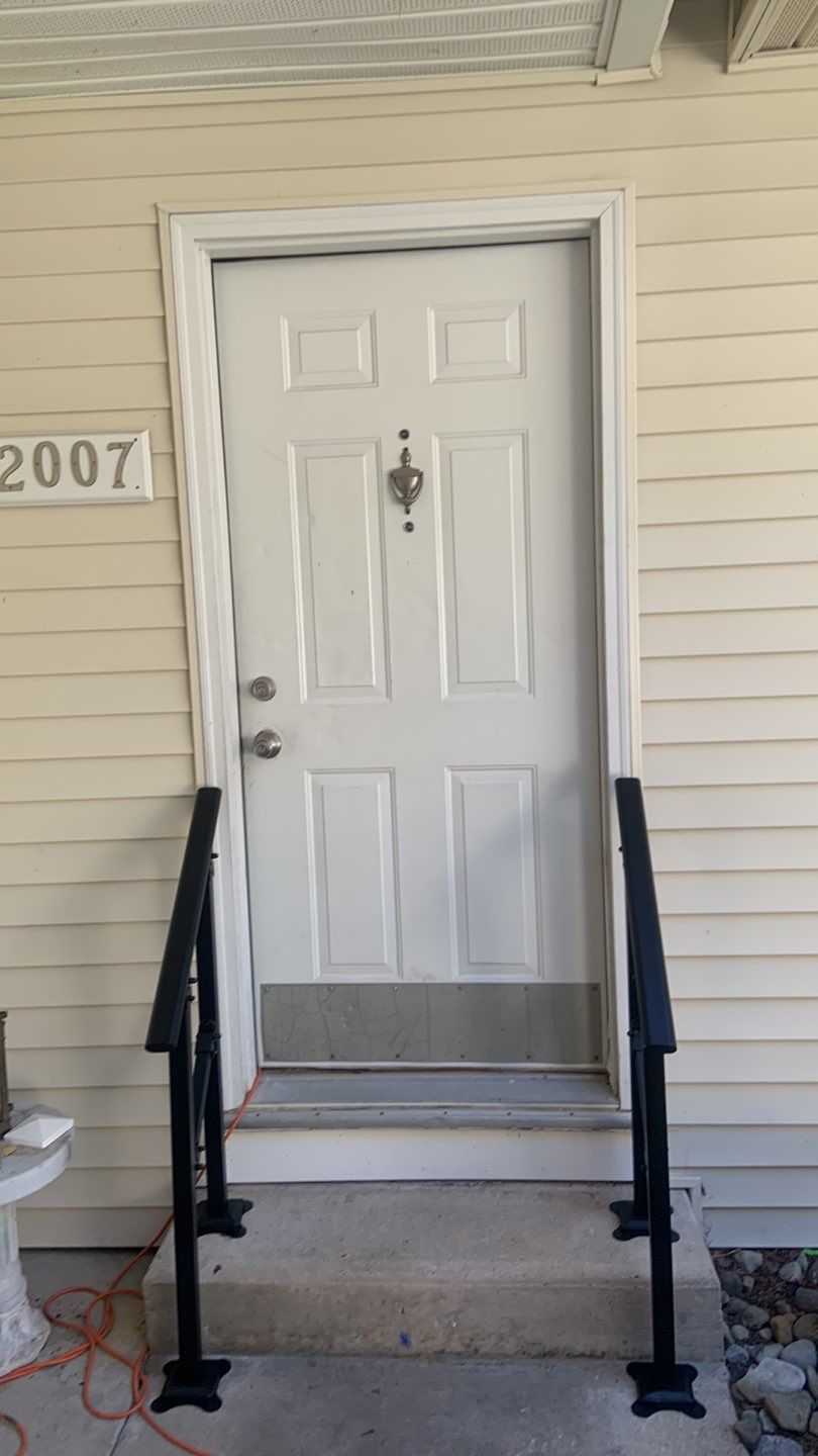 Exterior Handrailing Install using Aluminum Handrail System by A1 NERDY HOMES LLC