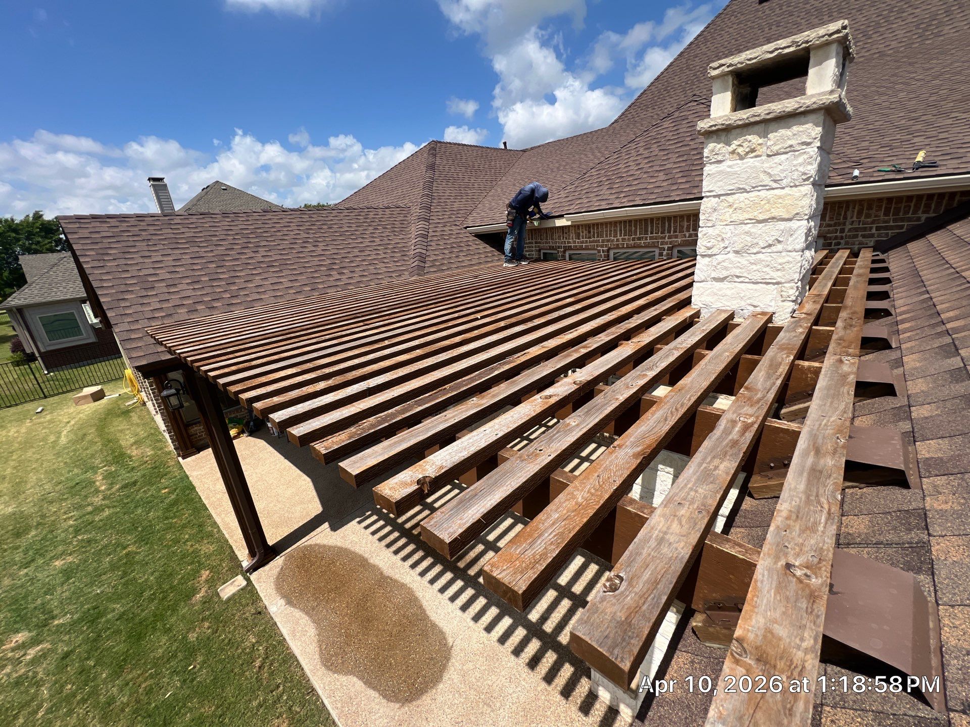 Residential Roof Replacement, and Full Exterior Restoration Wylie, Texas by Springtree Restoration 