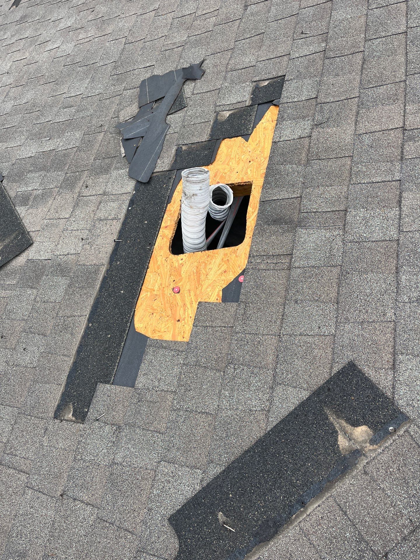 Hail Damage using Owen's Corning Duration (Lifetime) Shingles by Roof Repair Services LLC