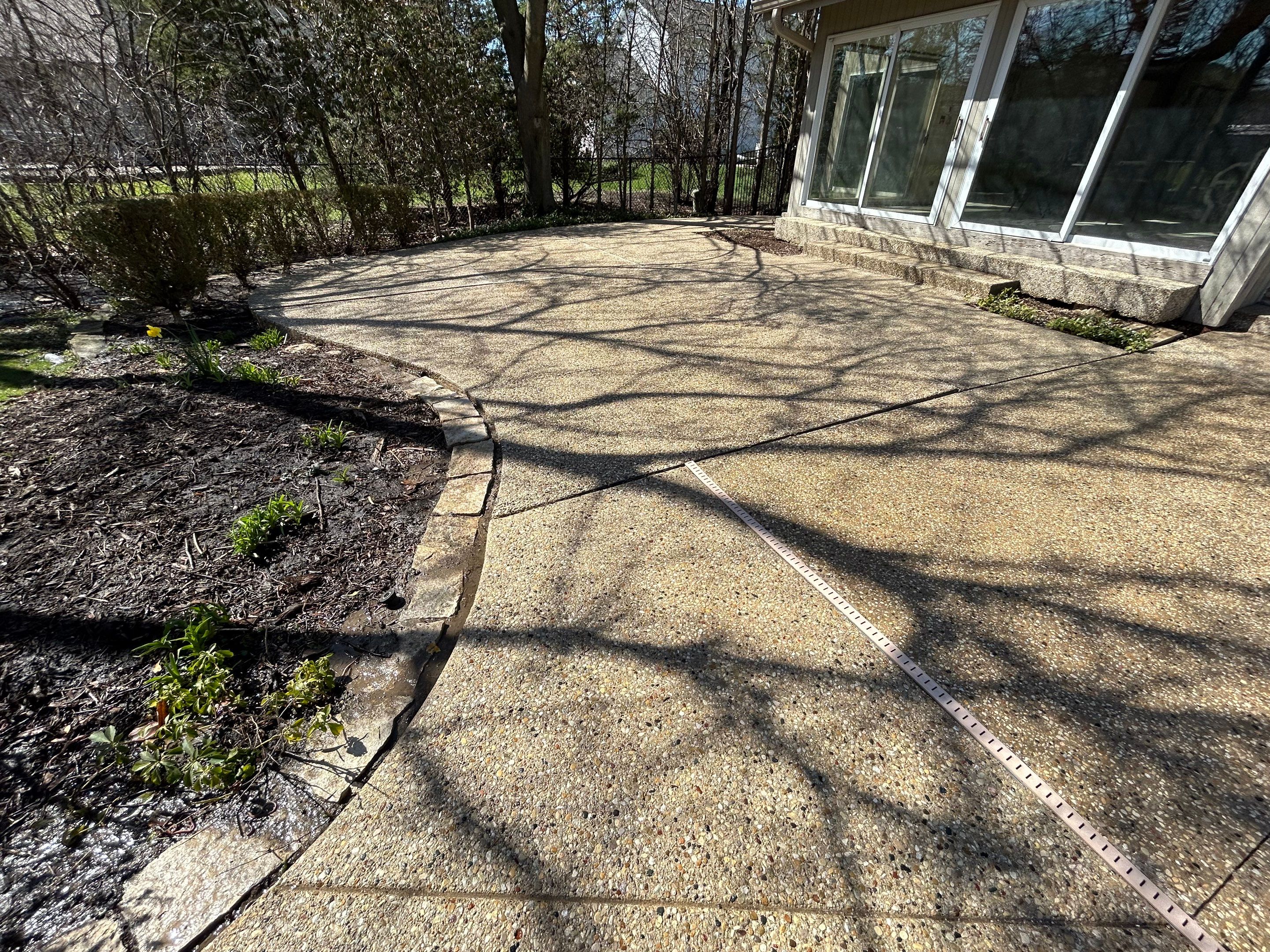 Aggregate Clean and seal using low gloss sealer by Northern Power Washing LLC.